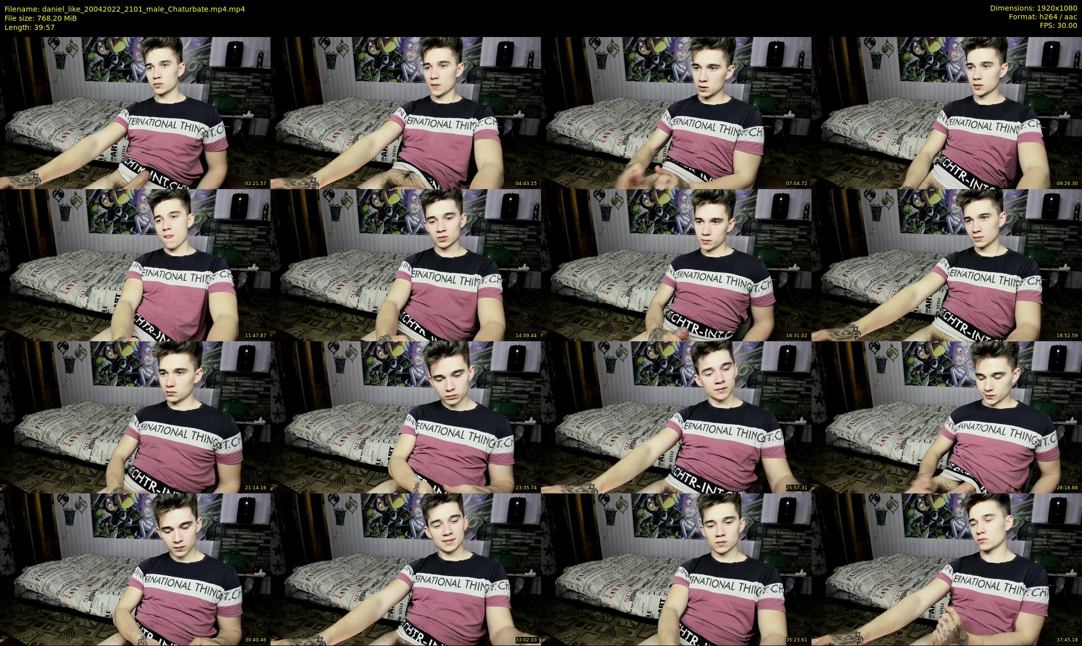 daniel_like — 40 minute Chaturbate male cam show recording, 1080p, Apr 20, 2022