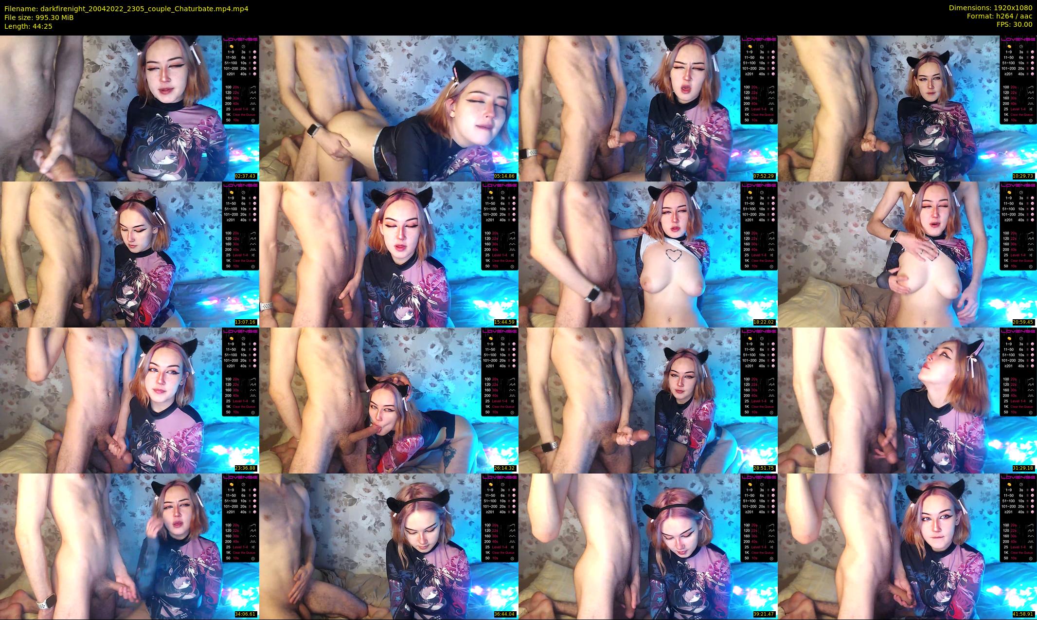 darkfirenight — 45 minute Chaturbate couple cam show recording, 1080p, Apr 20, 2022