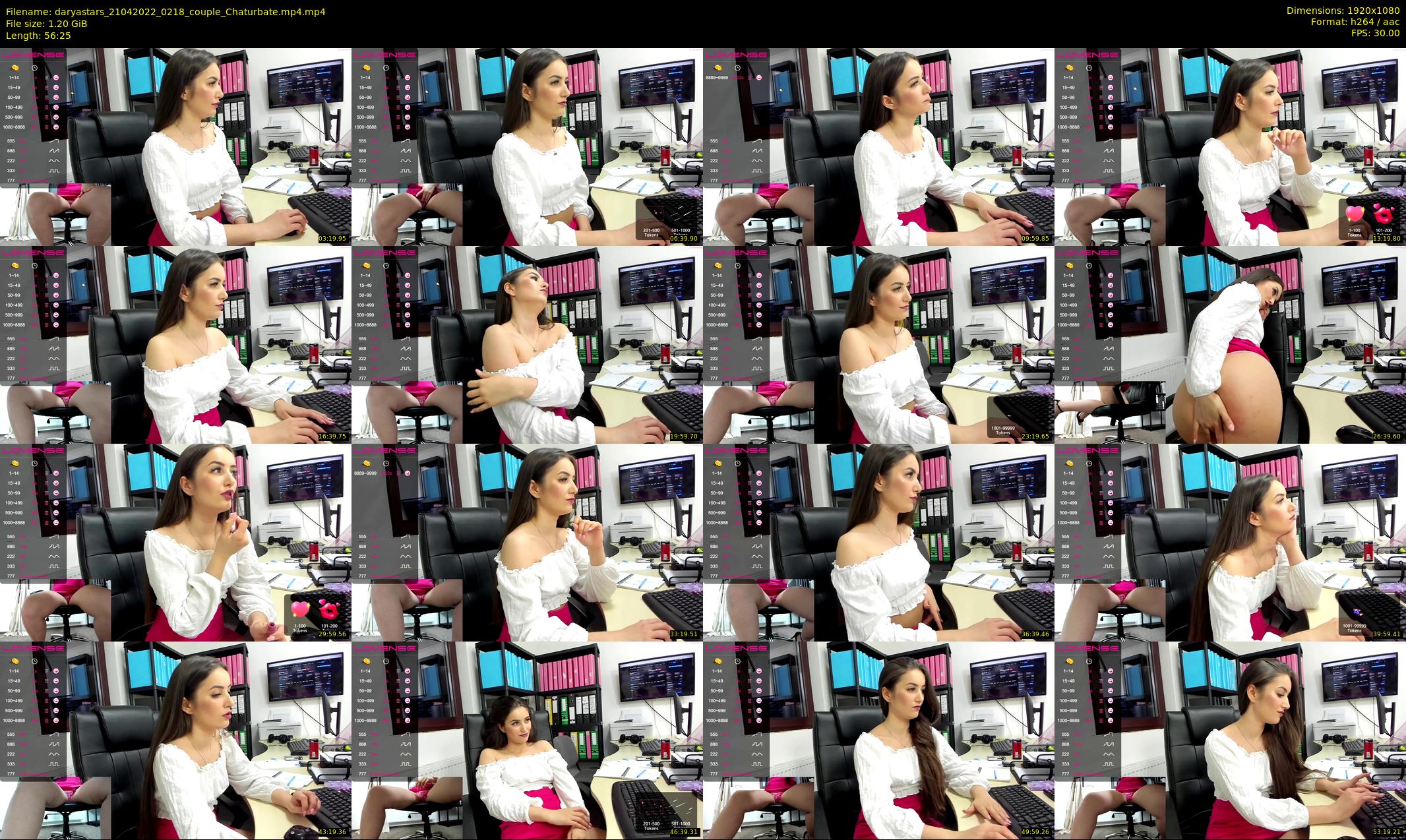 daryastars — 57 minute Chaturbate couple cam show recording, 1080p, Apr 21, 2022