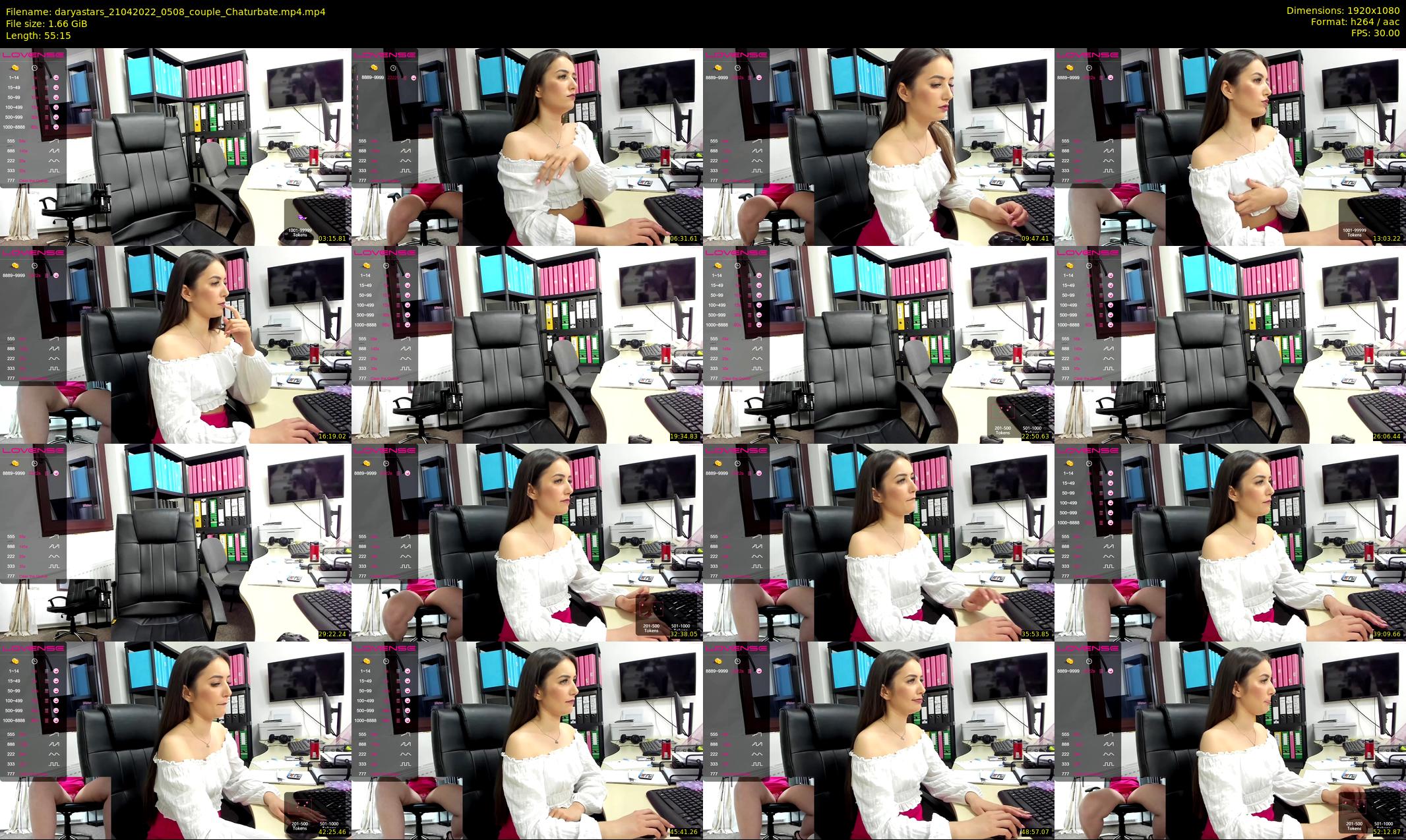 daryastars — 56 minute Chaturbate couple cam show recording, 1080p, Apr 21, 2022