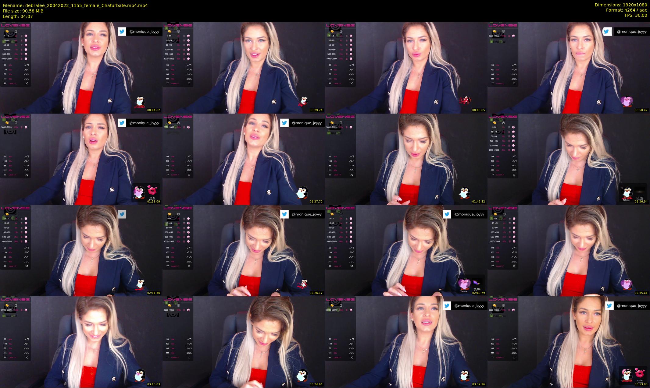 debralee — 5 minute Chaturbate female cam show recording, 1080p, Apr 20, 2022
