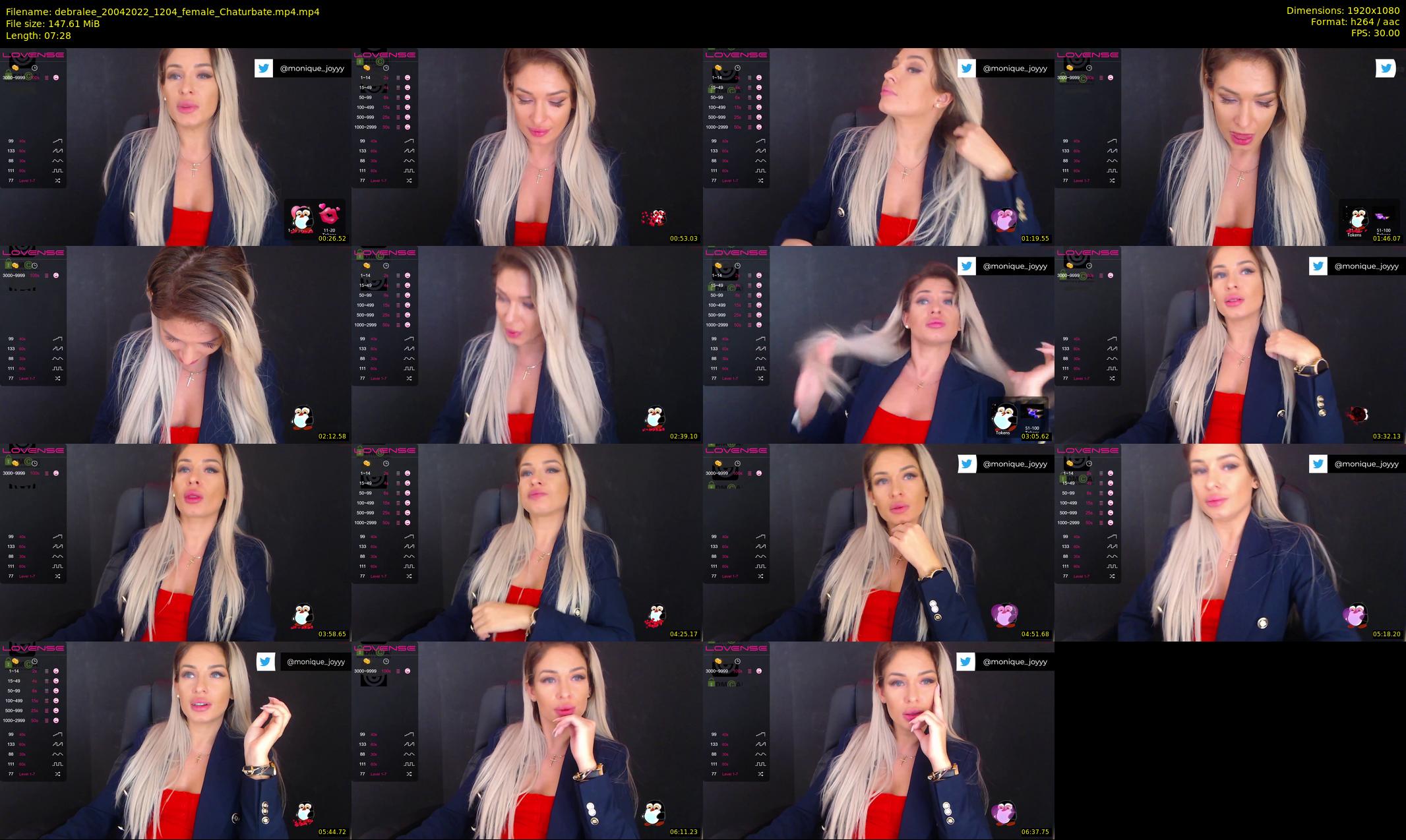 debralee — 8 minute Chaturbate female cam show recording, 1080p, Apr 20, 2022