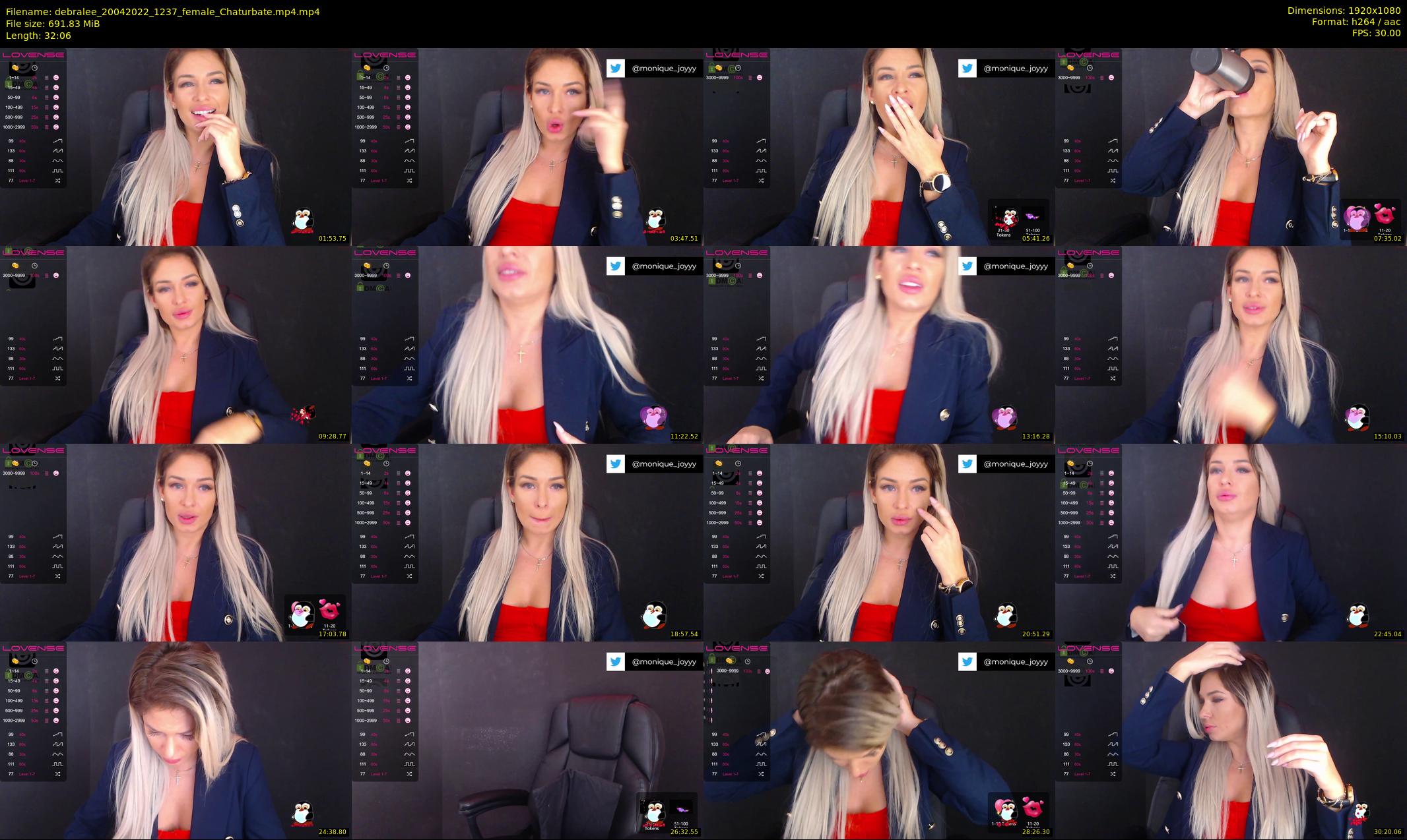 debralee — 33 minute Chaturbate female cam show recording, 1080p, Apr 20, 2022