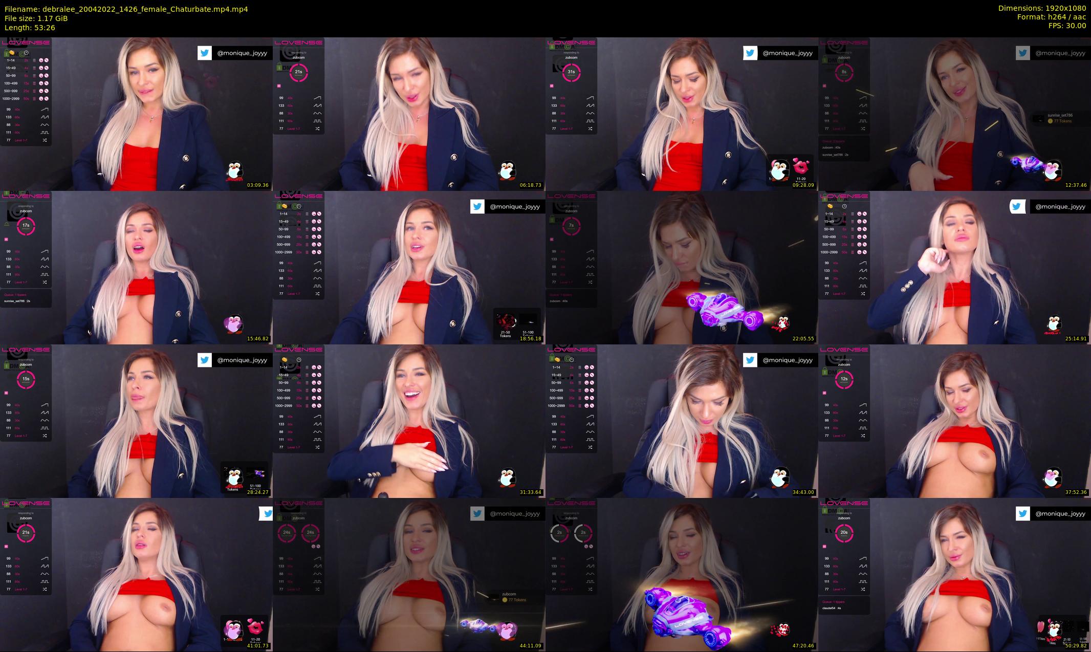 debralee — 54 minute Chaturbate female cam show recording, 1080p, Apr 20, 2022