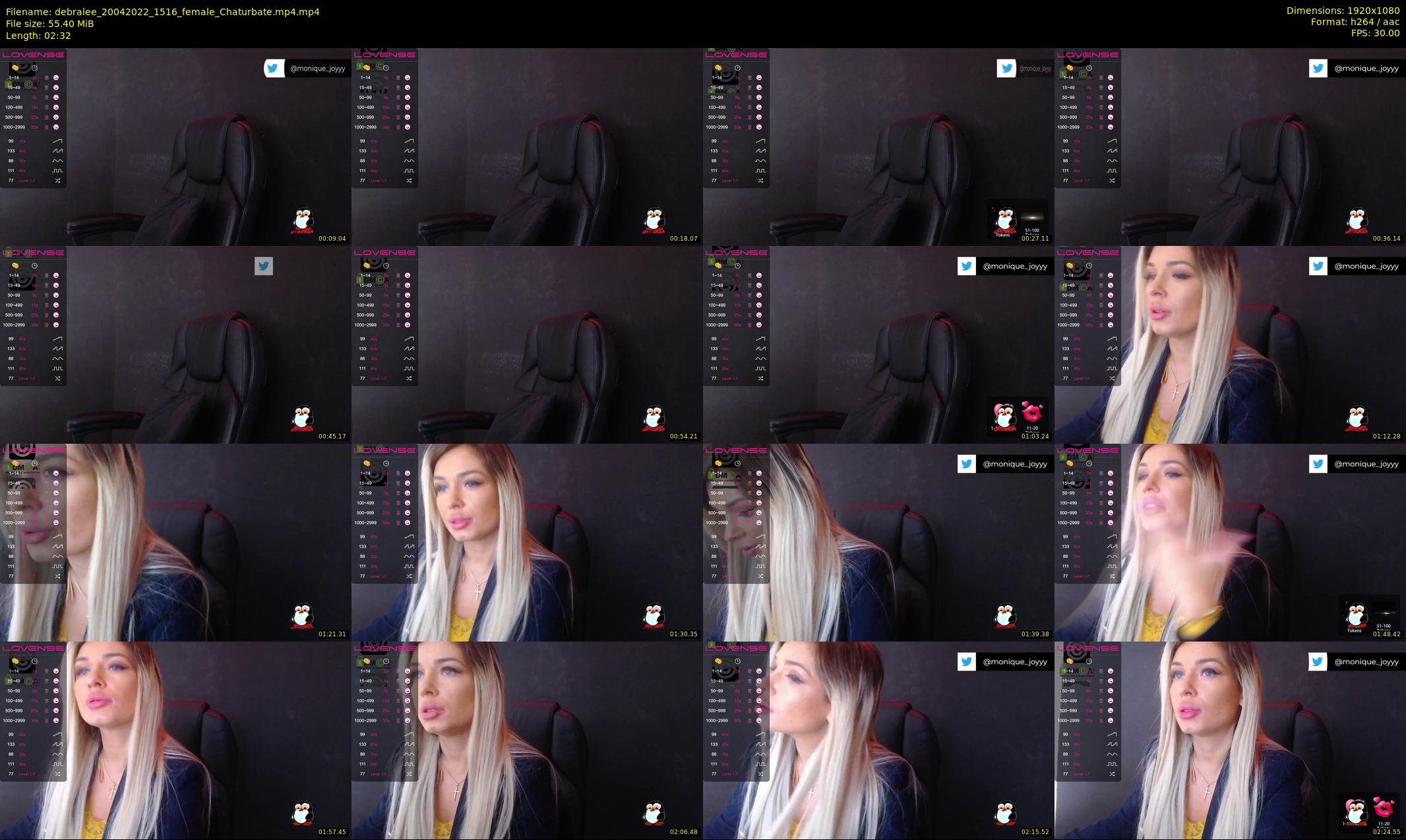 debralee — 3 minute Chaturbate female cam show recording, 1080p, Apr 20, 2022