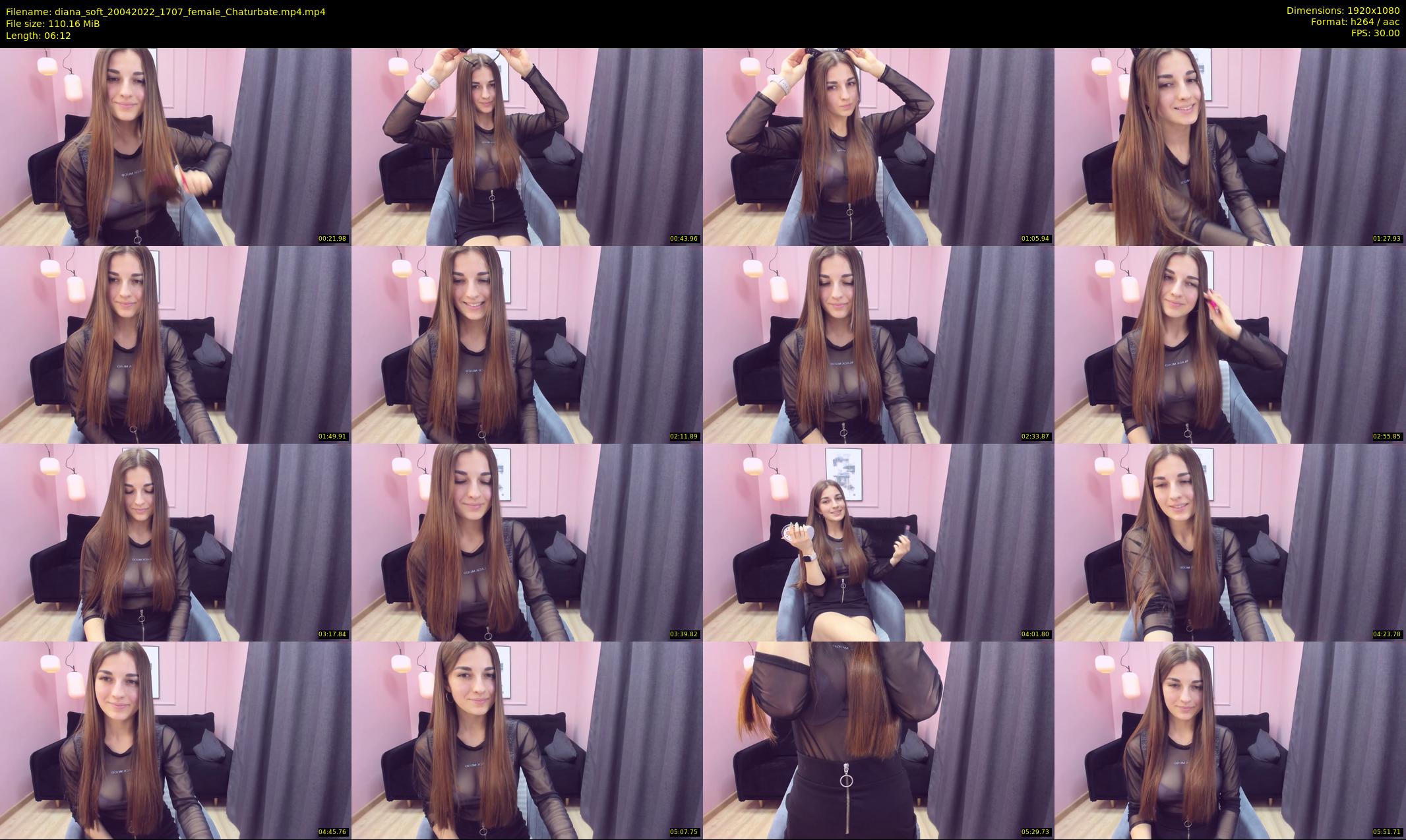 diana_soft — 7 minute Chaturbate female cam show recording, 1080p, Apr 20, 2022