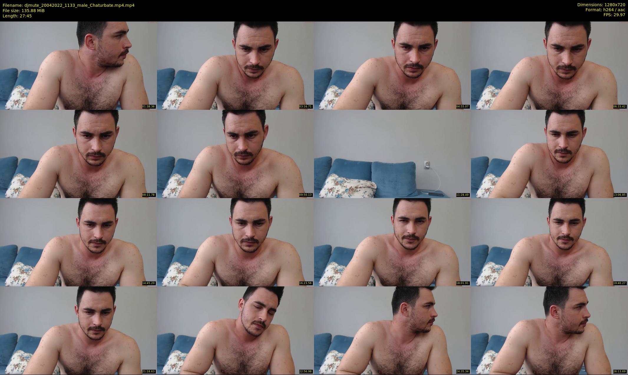djmute — 28 minute Chaturbate male cam show recording, 720p, Apr 20, 2022