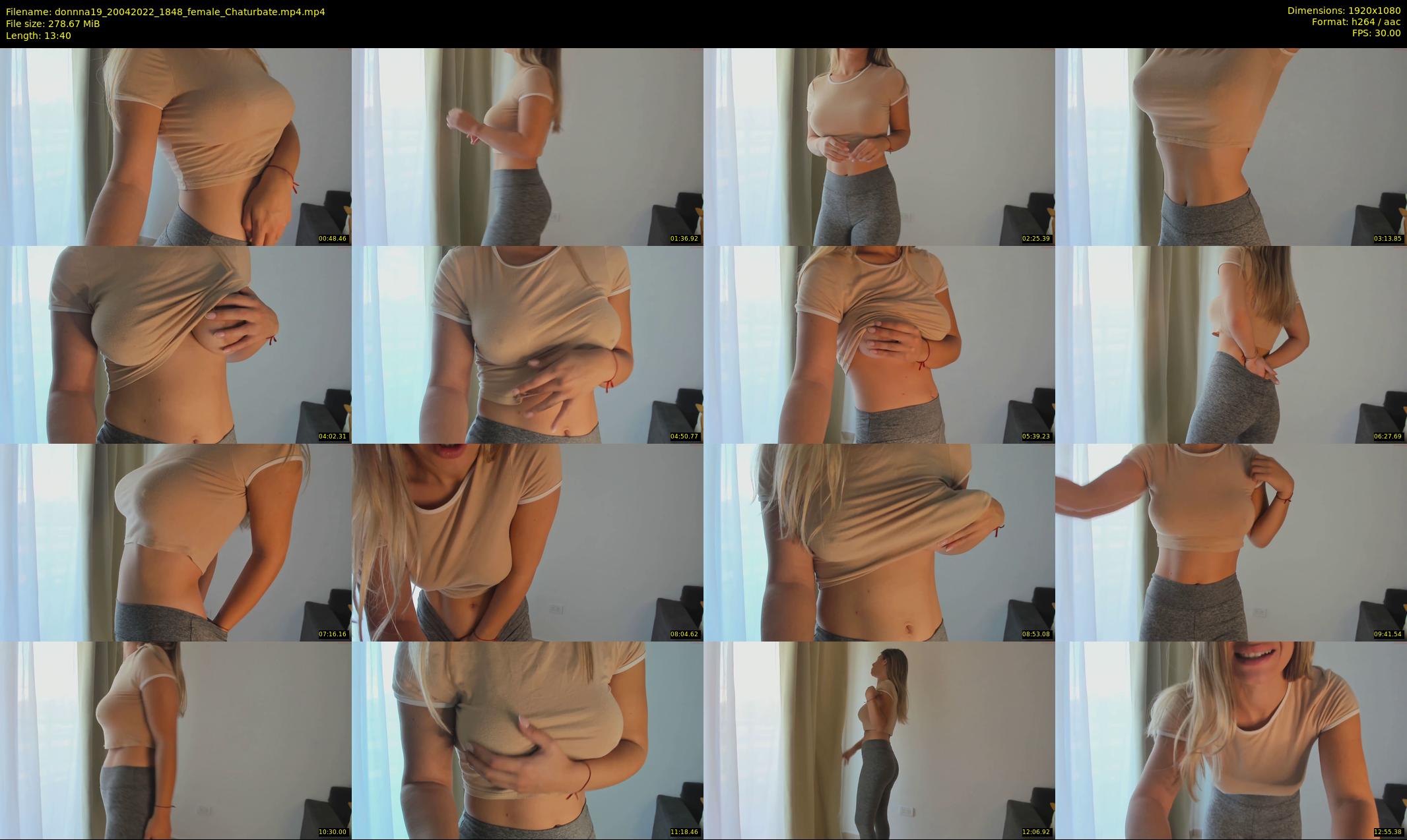 donnna19 — 14 minute Chaturbate female cam show recording, 1080p, Apr 20, 2022