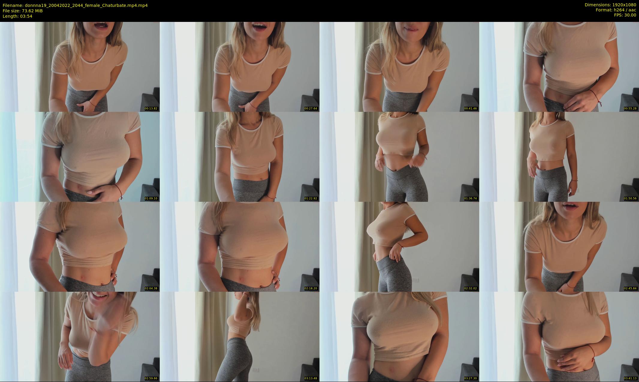 donnna19 — 4 minute Chaturbate female cam show recording, 1080p, Apr 20, 2022