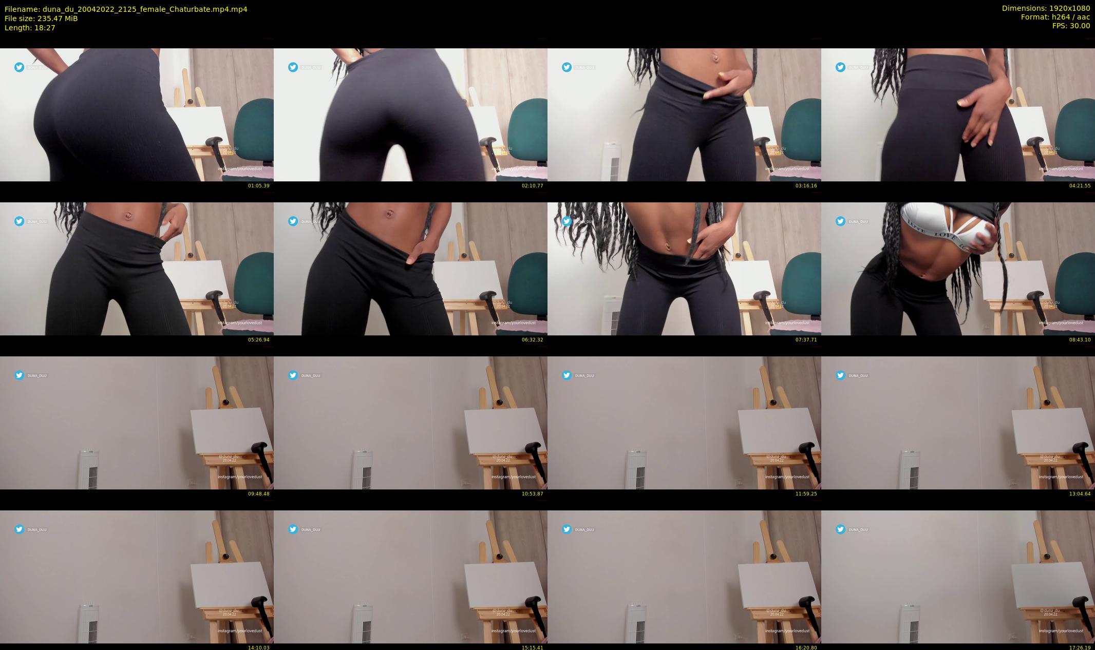 duna_du — 19 minute Chaturbate female cam show recording, 1080p, Apr 20, 2022