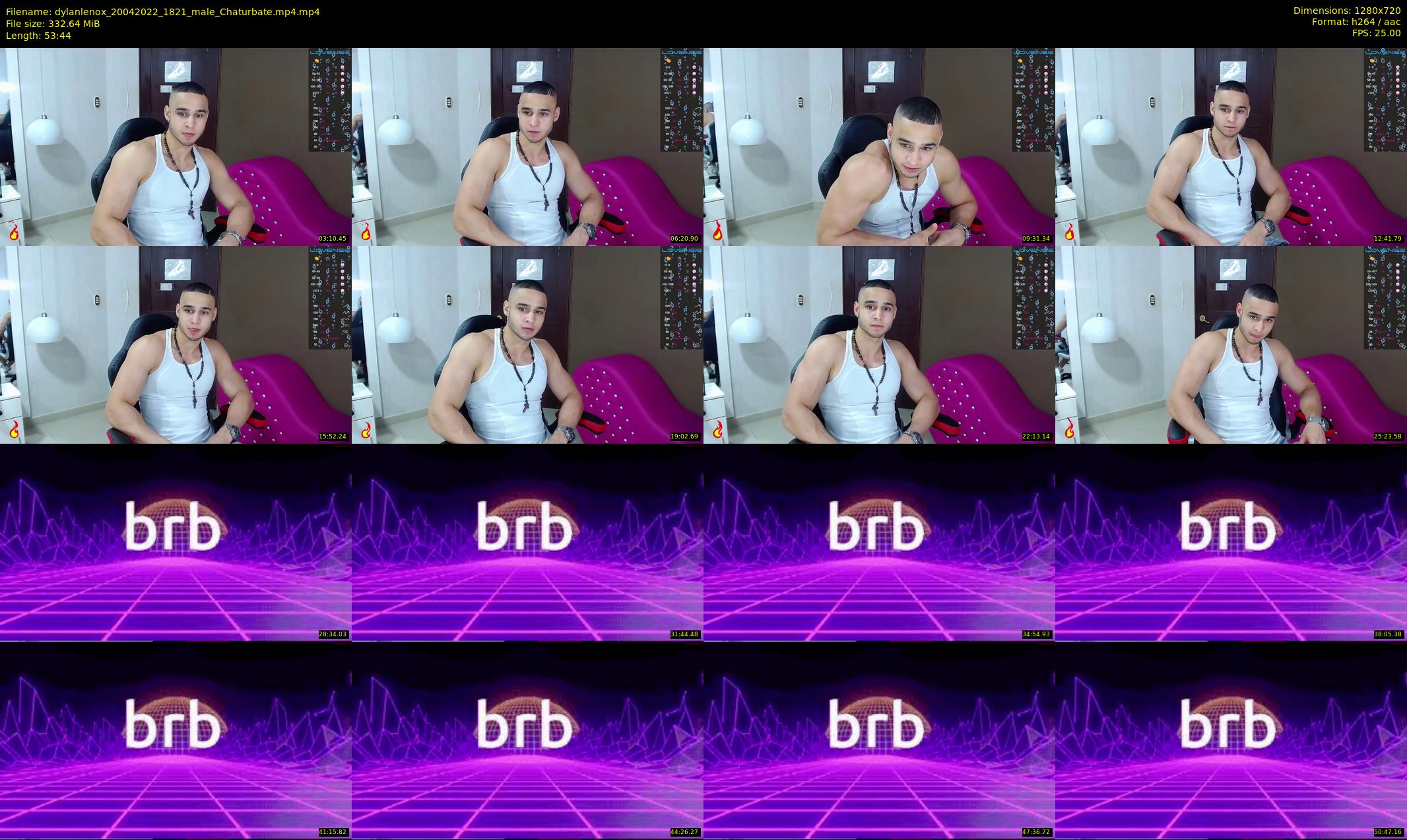 dylanlenox — 54 minute Chaturbate male cam show recording, 720p, Apr 20, 2022
