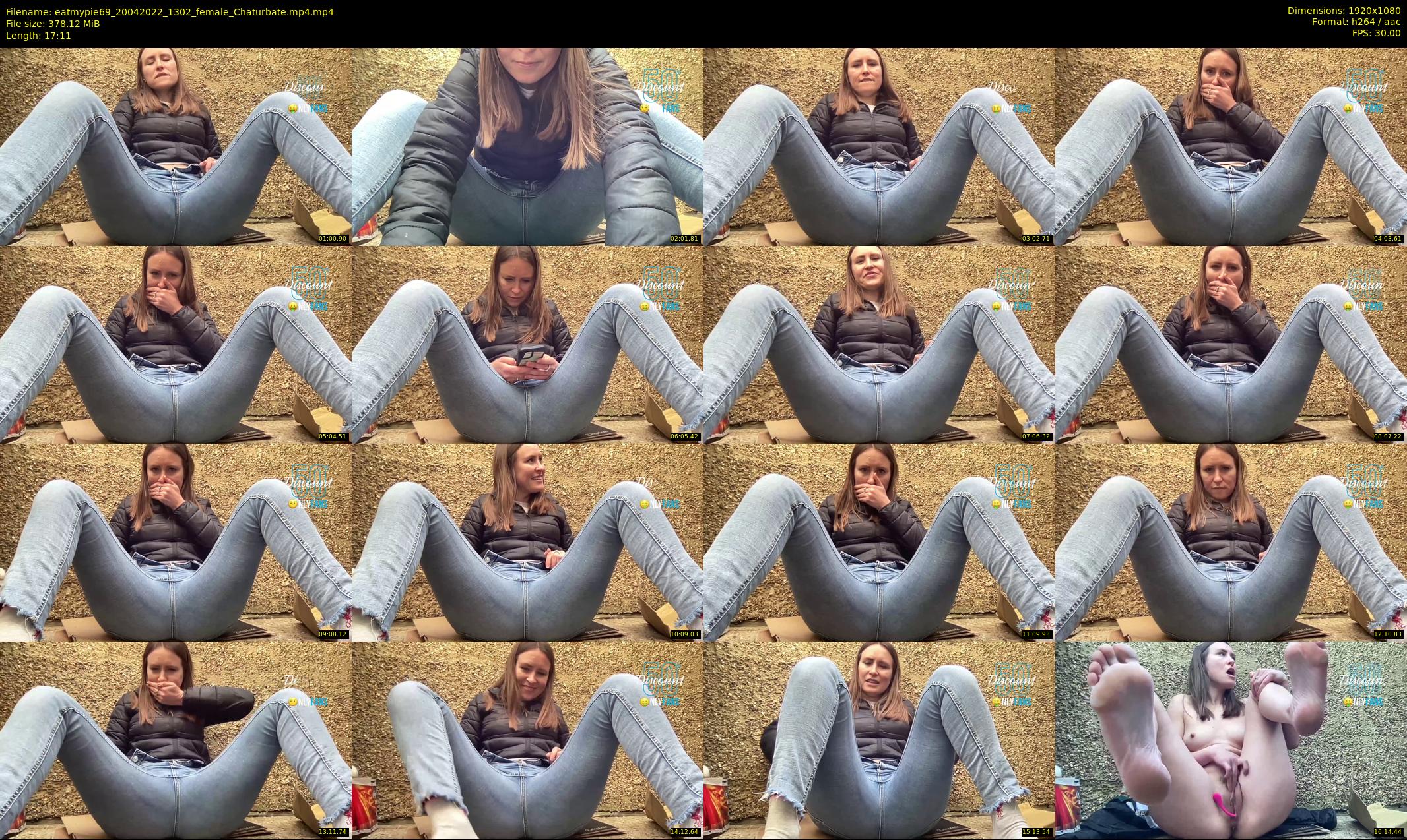 eatmypie69 — 18 minute Chaturbate female cam show recording, 1080p, Apr 20, 2022