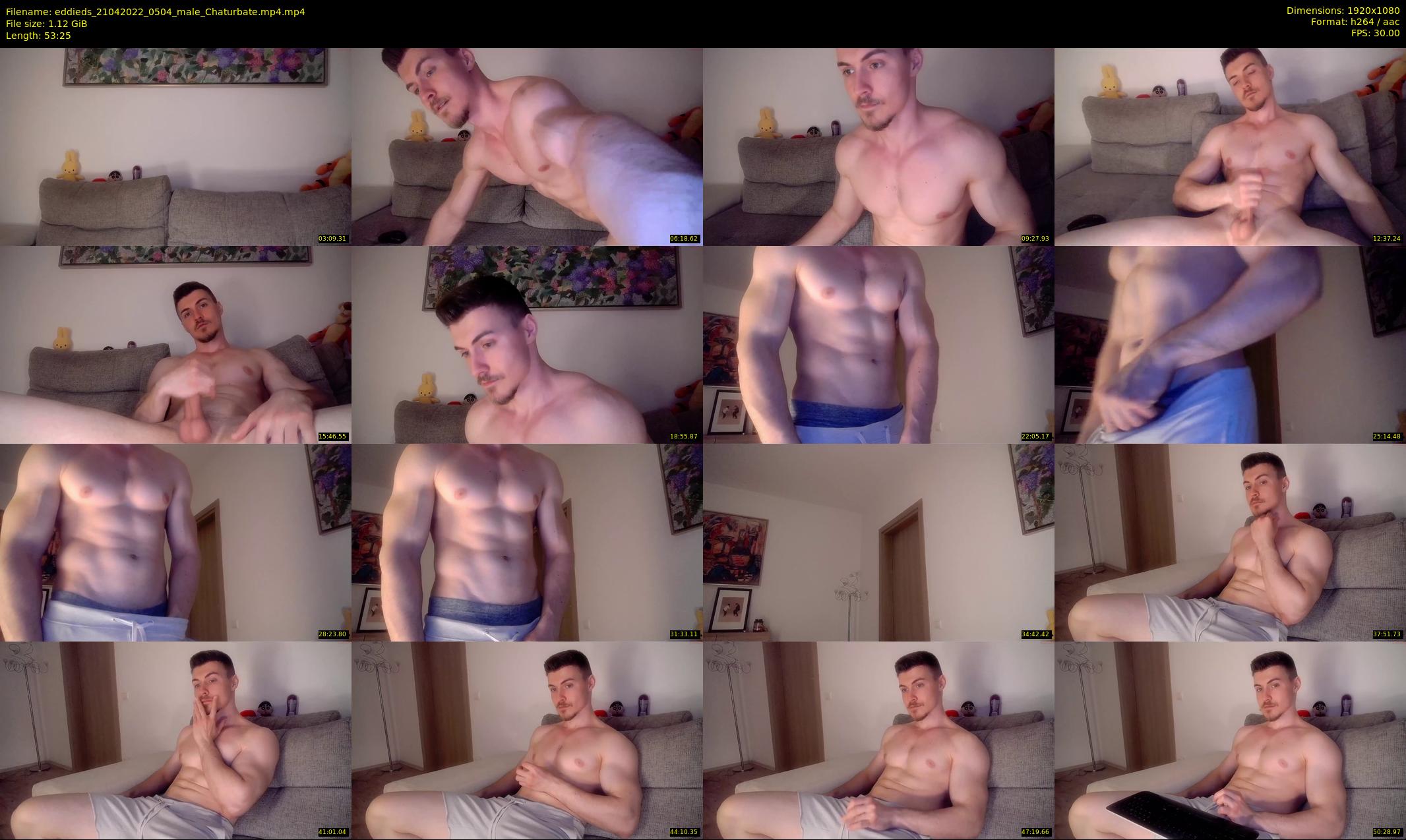 eddieds — 54 minute Chaturbate male cam show recording, 1080p, Apr 21, 2022