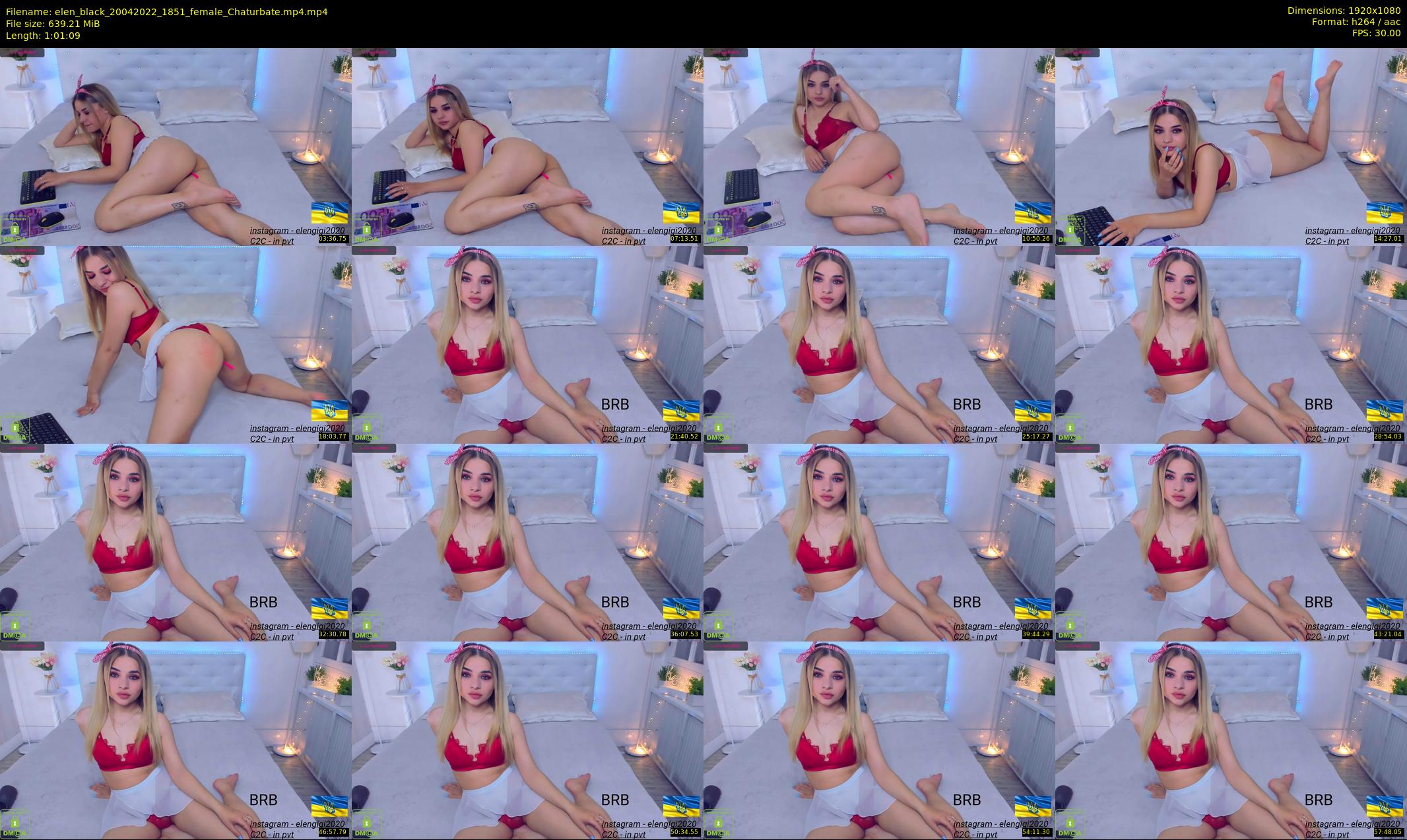 elen_black — 62 minute Chaturbate female cam show recording, 1080p, Apr 20, 2022