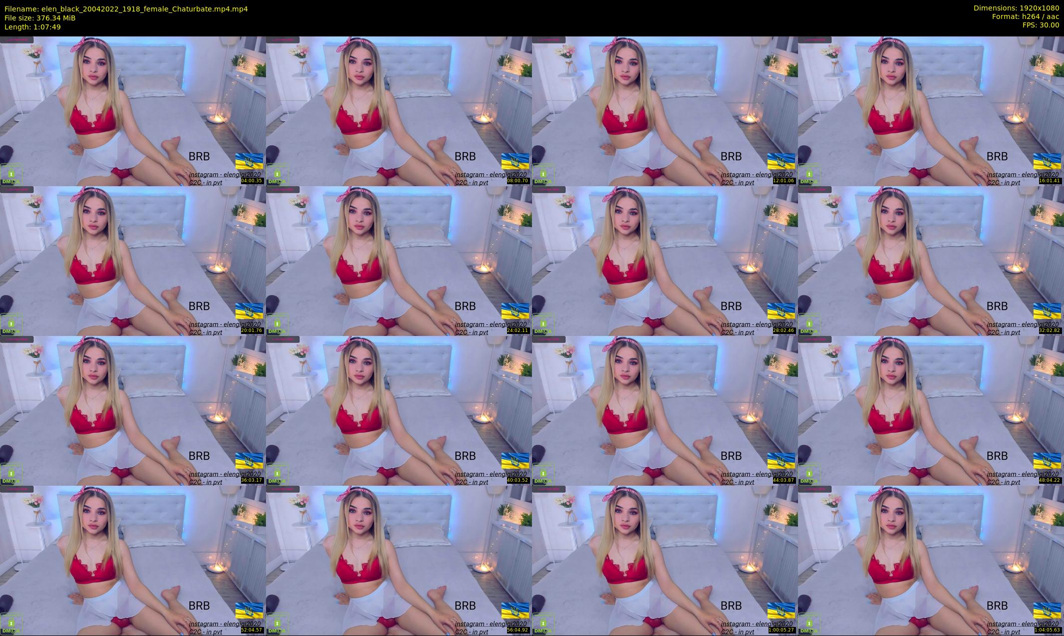 elen_black — 68 minute Chaturbate female cam show recording, 1080p, Apr 20, 2022