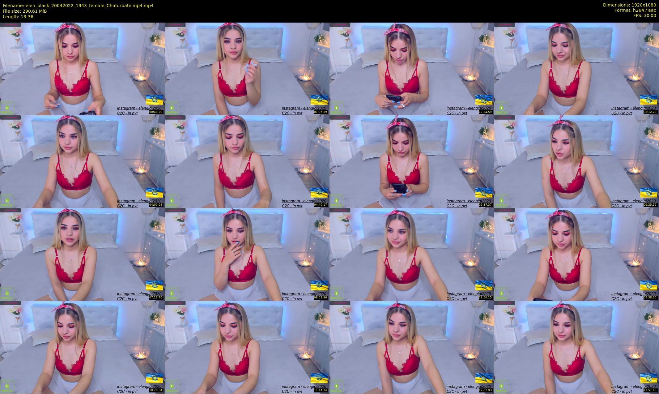 elen_black — 14 minute Chaturbate female cam show recording, 1080p, Apr 20, 2022