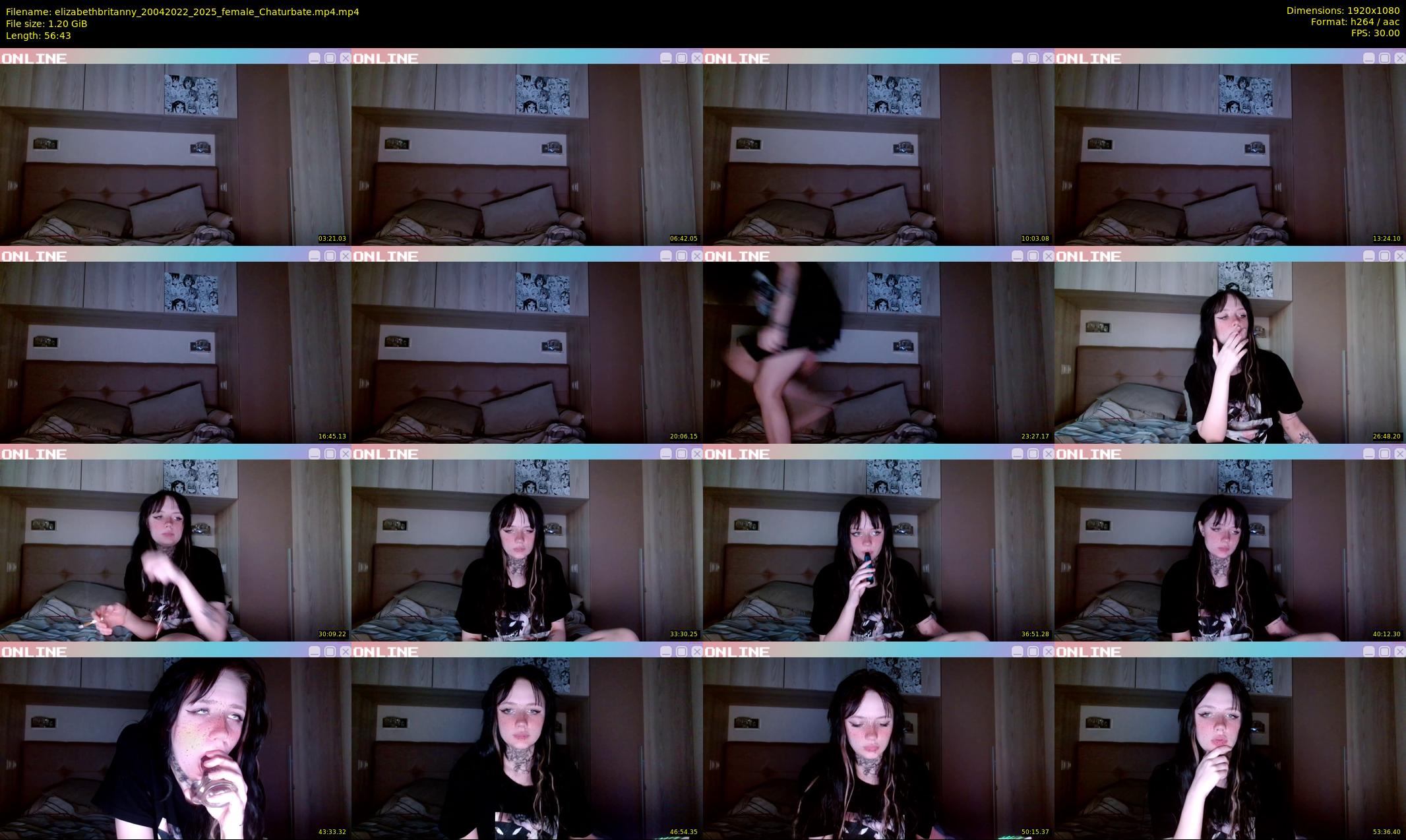 elizabethbritanny — 57 minute Chaturbate female cam show recording, 1080p, Apr 20, 2022