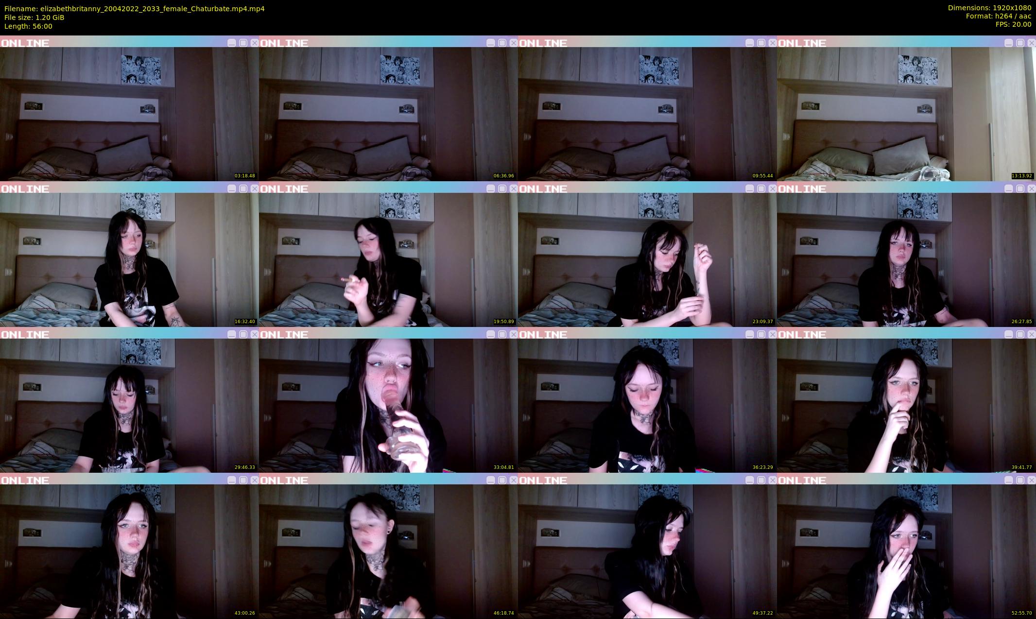 elizabethbritanny — 56 minute Chaturbate female cam show recording, 1080p, Apr 20, 2022