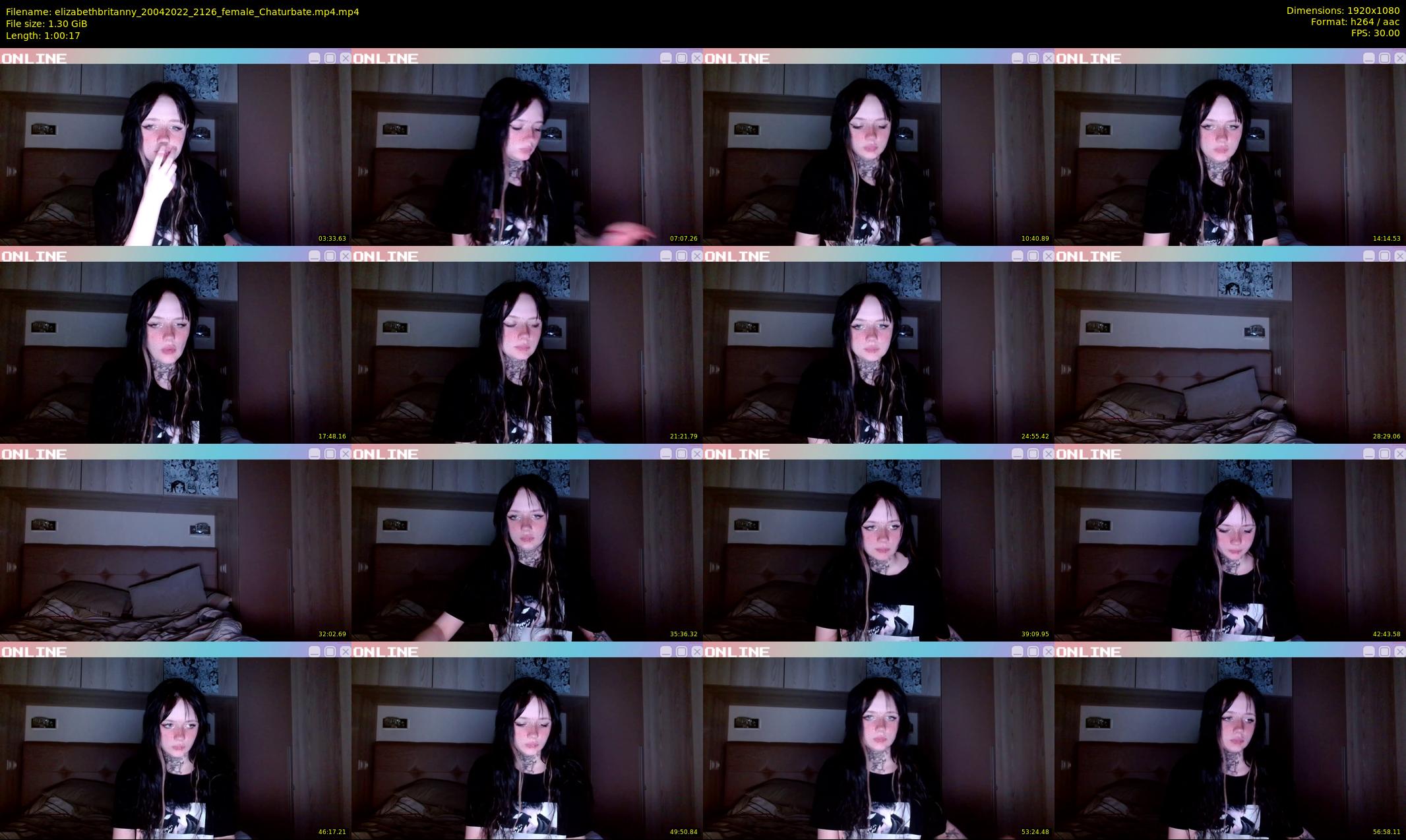 elizabethbritanny — 61 minute Chaturbate female cam show recording, 1080p, Apr 20, 2022