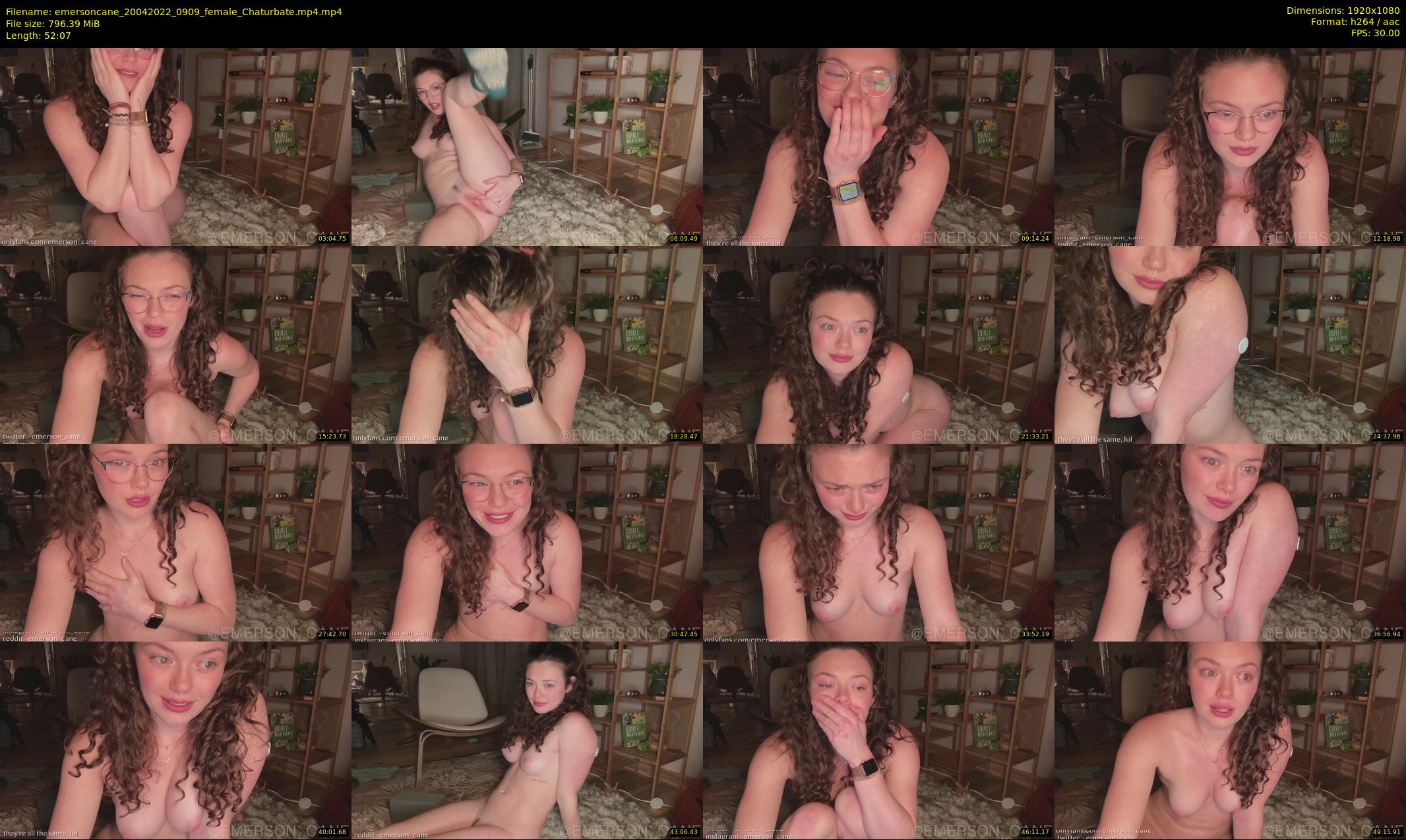emersoncane — 53 minute Chaturbate female cam show recording, 1080p, Apr 20, 2022