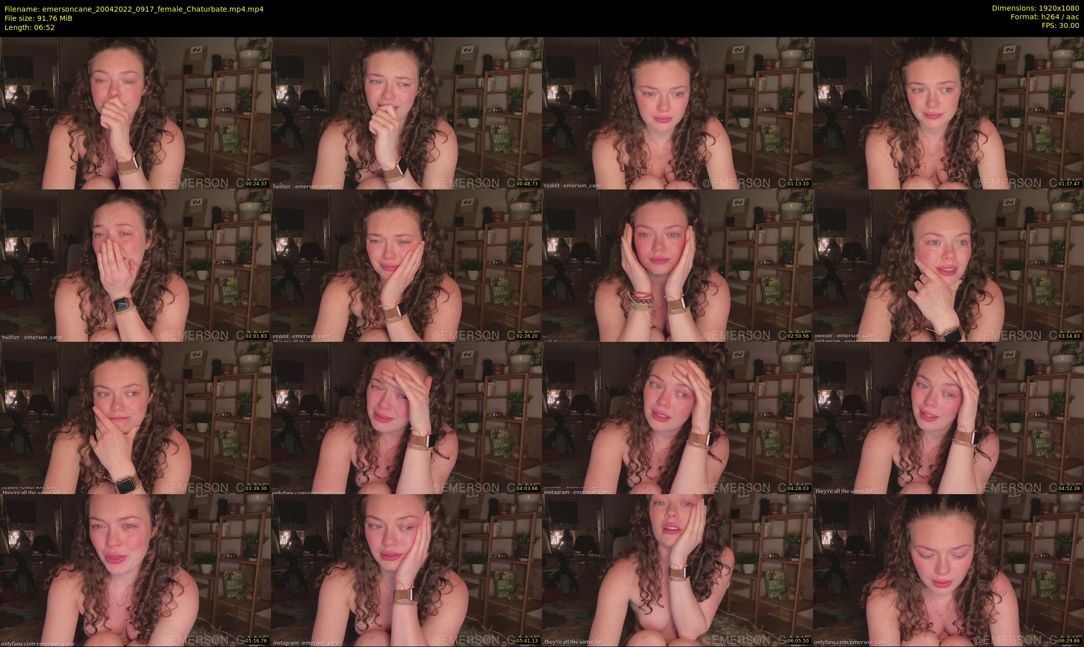 emersoncane — 7 minute Chaturbate female cam show recording, 1080p, Apr 20, 2022