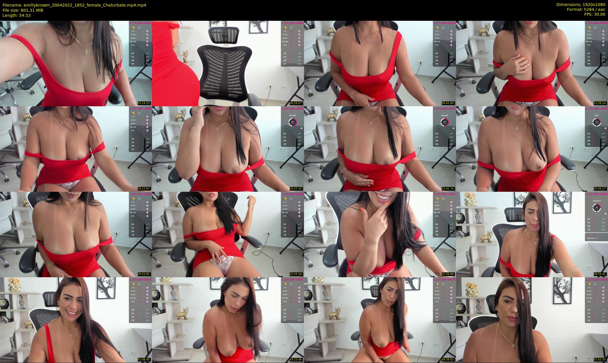 emillybrowm — 55 minute Chaturbate couple cam show recording, 1080p, Apr 20, 2022