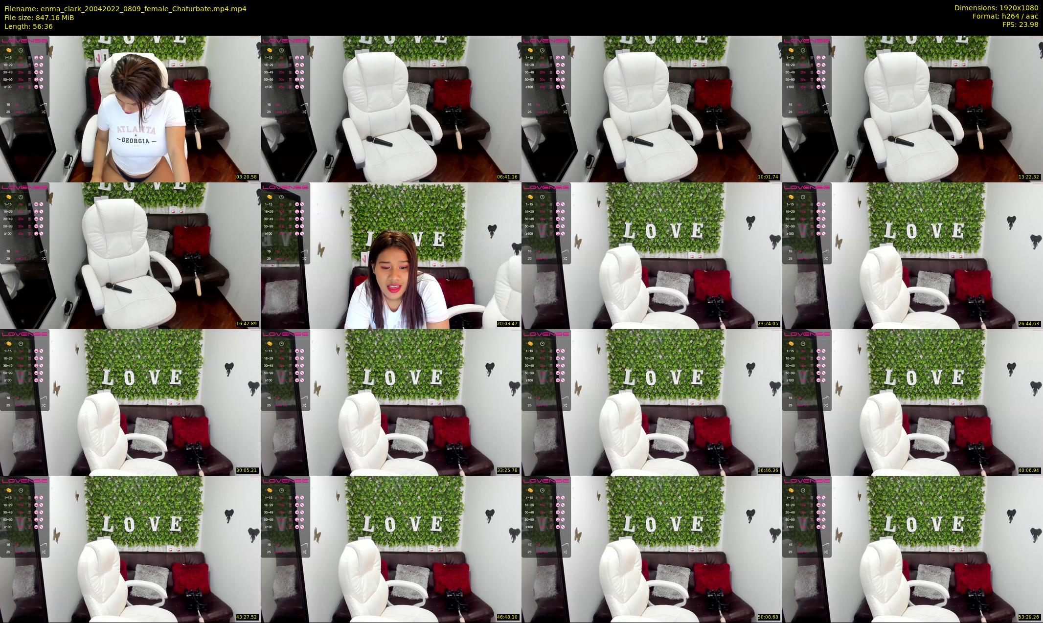 enma_clark — 57 minute Chaturbate female cam show recording, 1080p, Apr 20, 2022