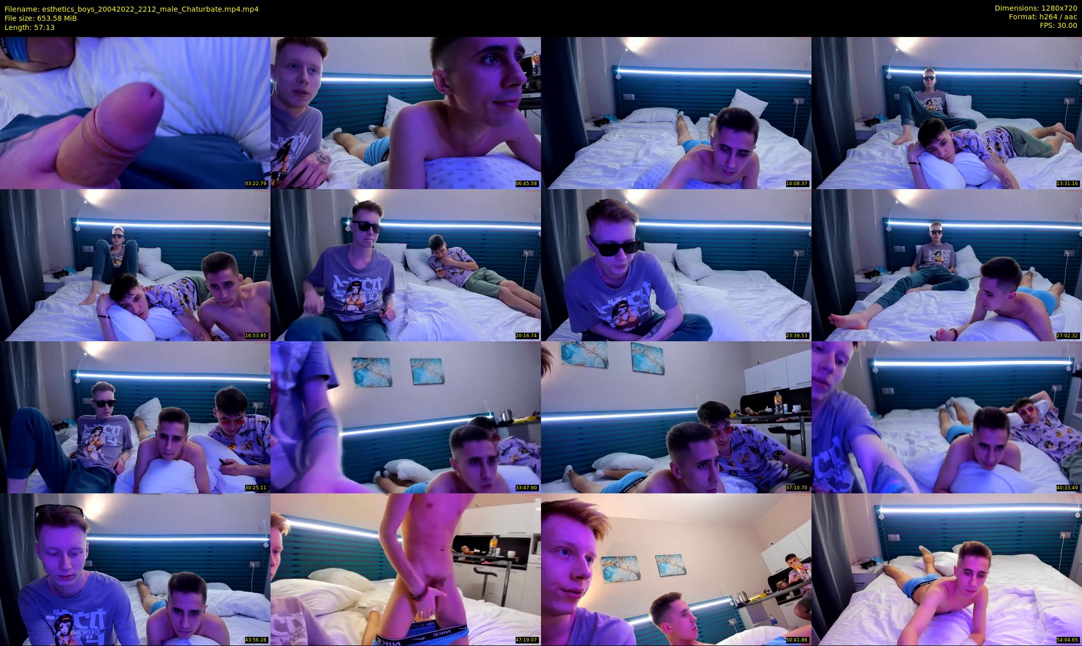 esthetics_boys — 58 minute Chaturbate male cam show recording, 720p, Apr 20, 2022