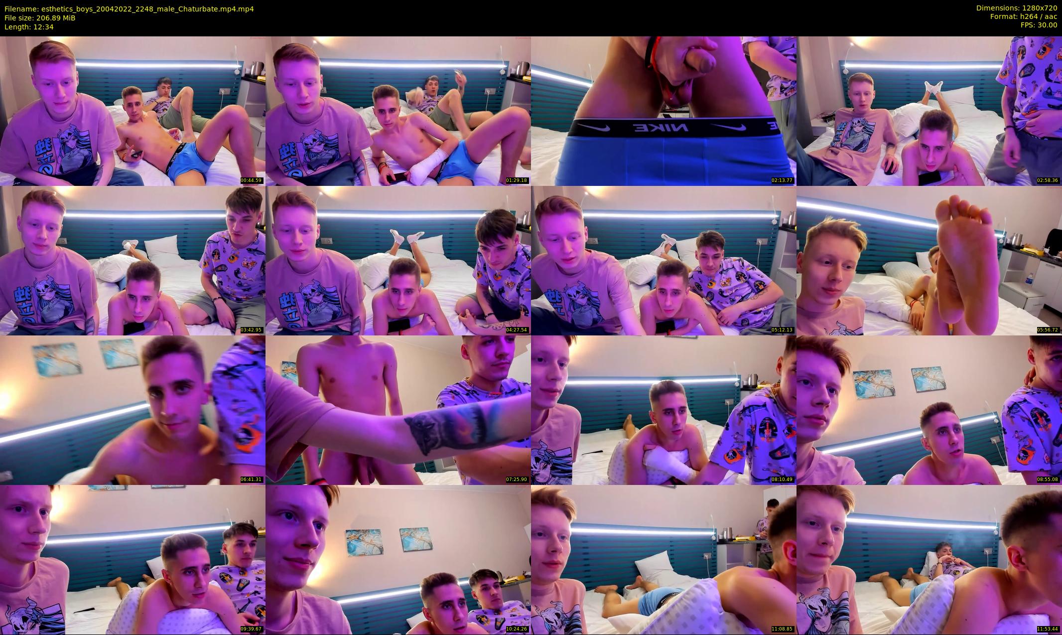 esthetics_boys — 13 minute Chaturbate male cam show recording, 720p, Apr 20, 2022