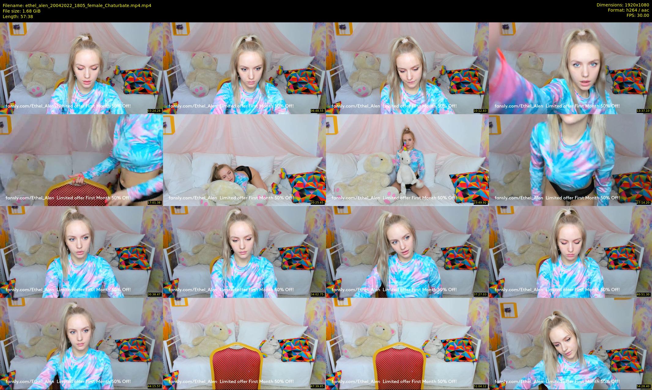 ethel_alen — 58 minute Chaturbate female cam show recording, 1080p, Apr 20, 2022