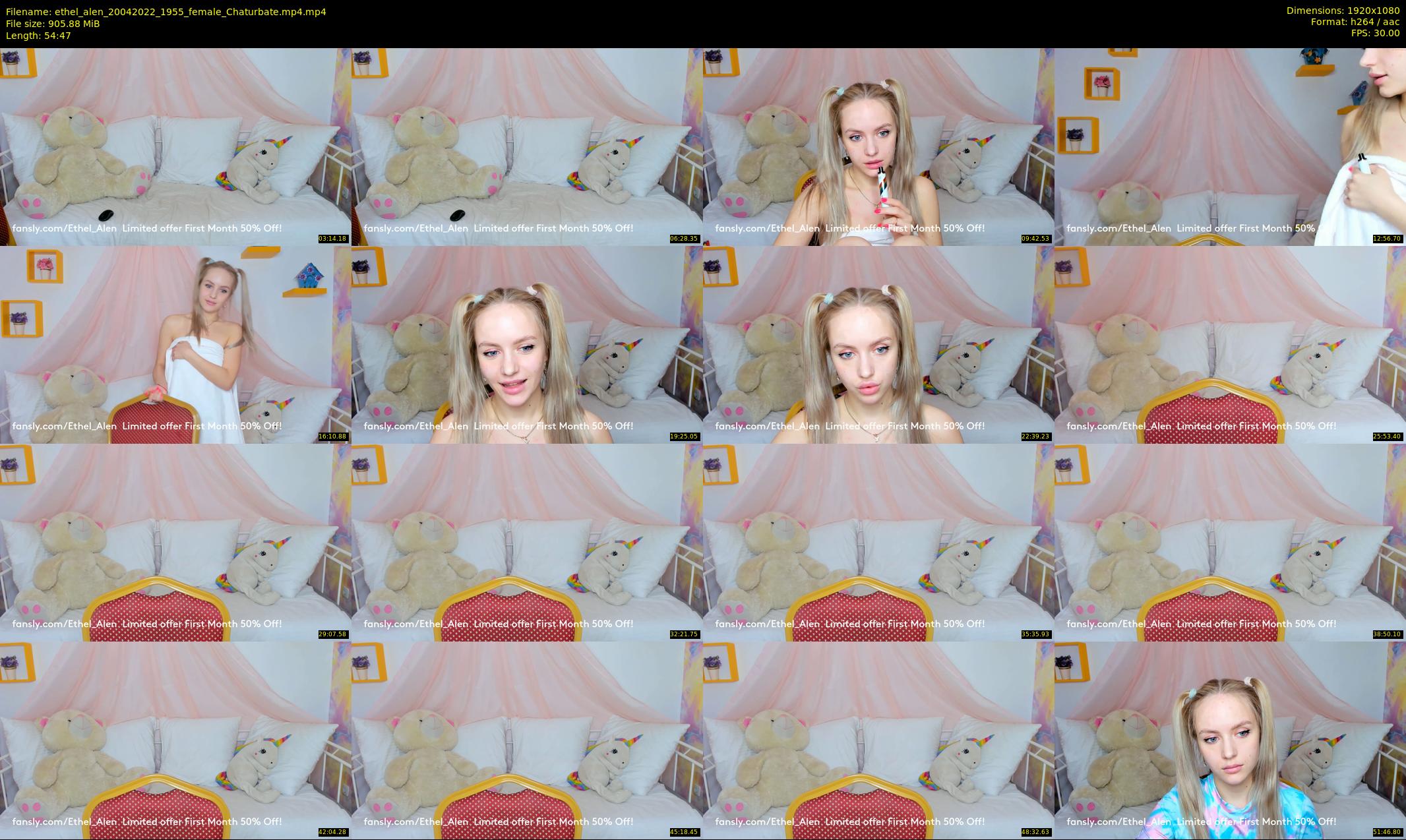 ethel_alen — 55 minute Chaturbate female cam show recording, 1080p, Apr 20, 2022