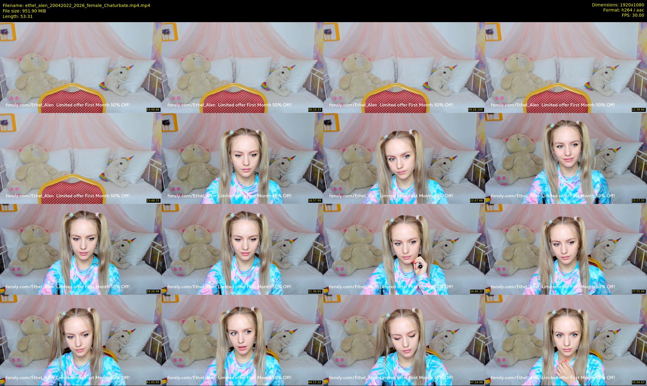 ethel_alen — 54 minute Chaturbate female cam show recording, 1080p, Apr 20, 2022