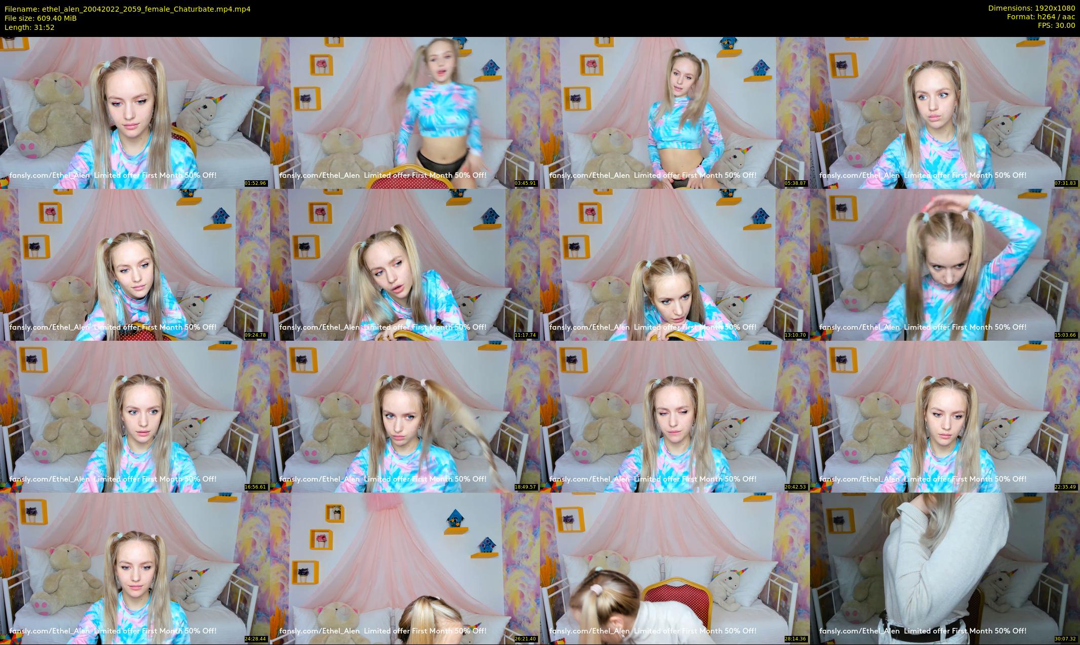 ethel_alen — 32 minute Chaturbate female cam show recording, 1080p, Apr 20, 2022