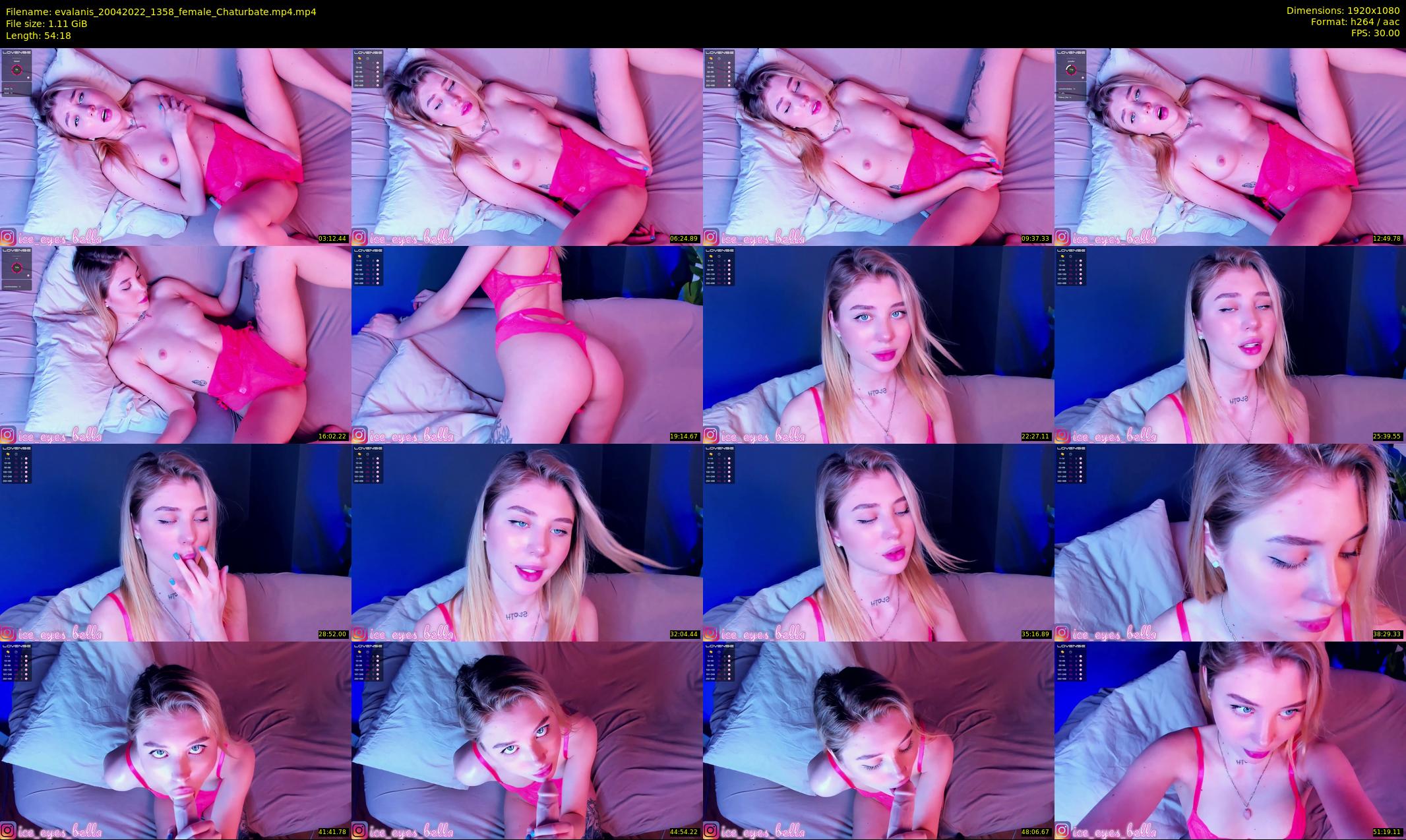 evalanis — 55 minute Chaturbate couple cam show recording, 1080p, Apr 20, 2022