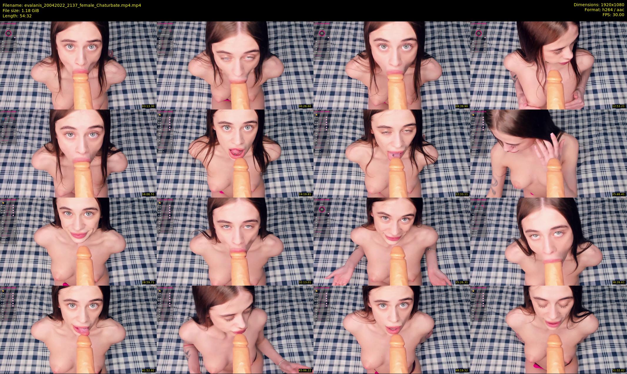 evalanis — 55 minute Chaturbate couple cam show recording, 1080p, Apr 20, 2022