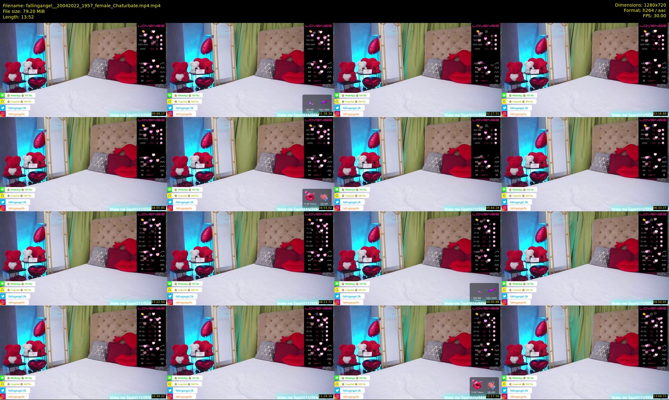 fallingangel_ — 14 minute Chaturbate female cam show recording, 720p, Apr 20, 2022
