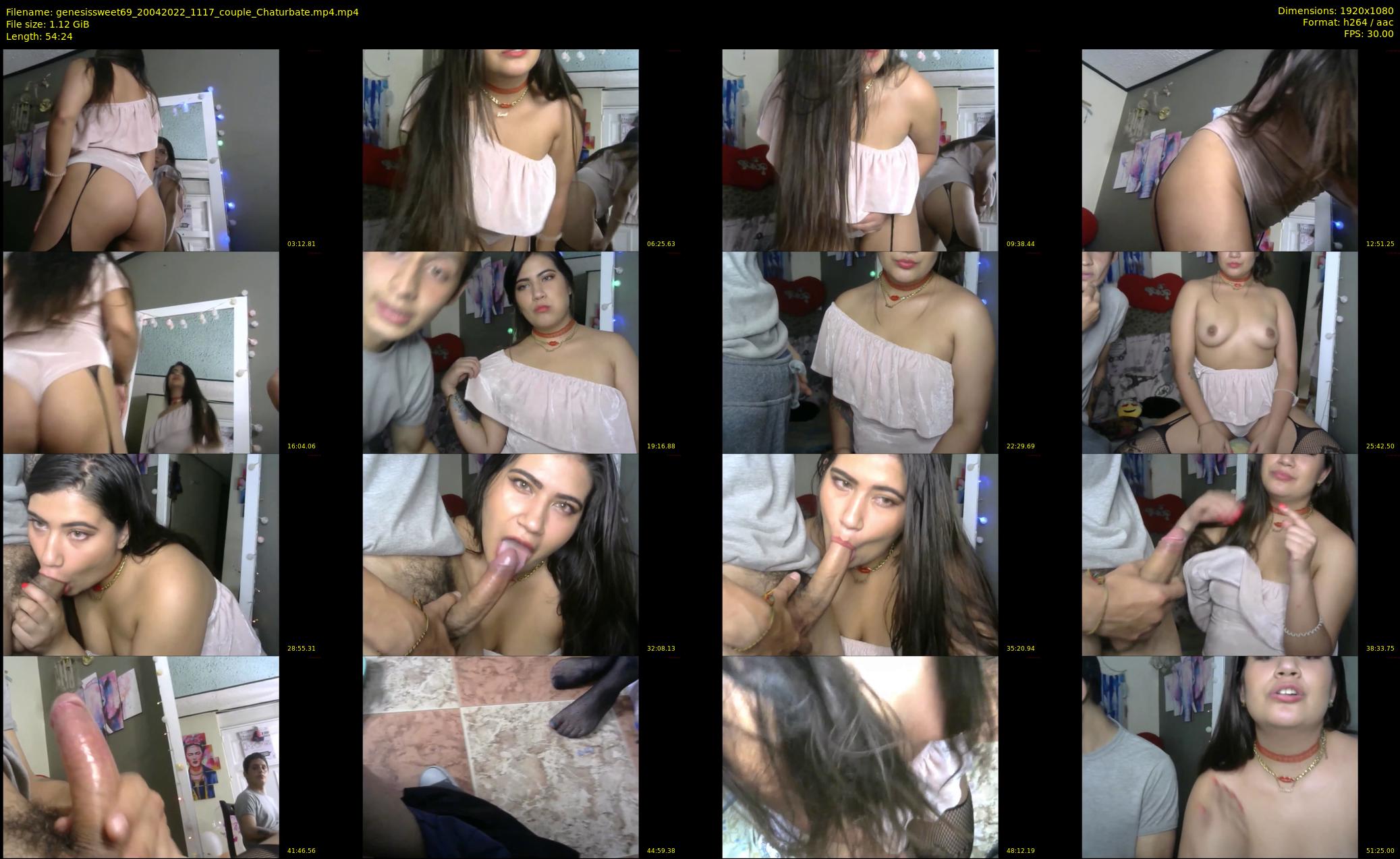 genesissweet69 — 55 minute Chaturbate couple cam show recording, 1080p, Apr 20, 2022