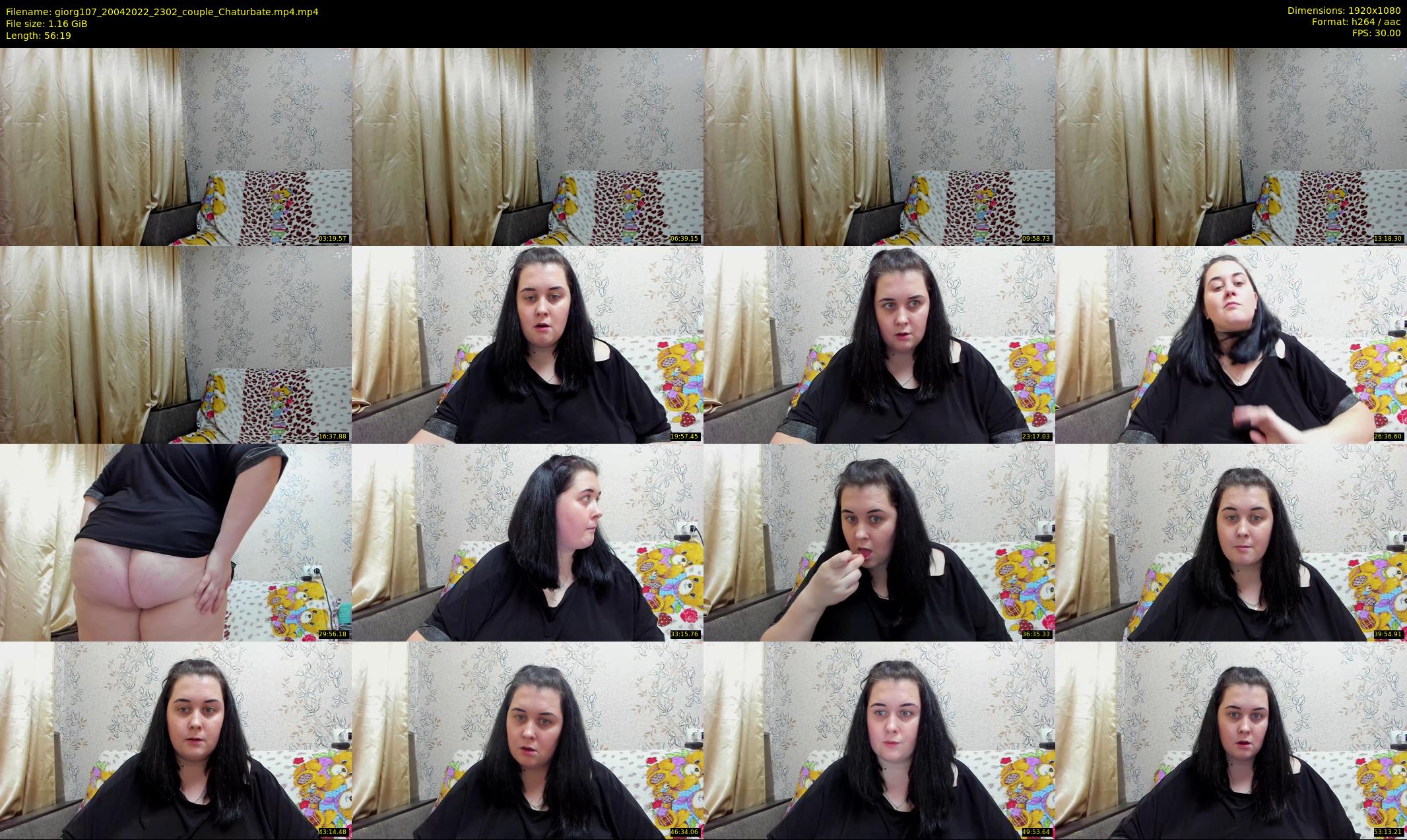 giorg107 — 57 minute Chaturbate couple cam show recording, 1080p, Apr 20, 2022