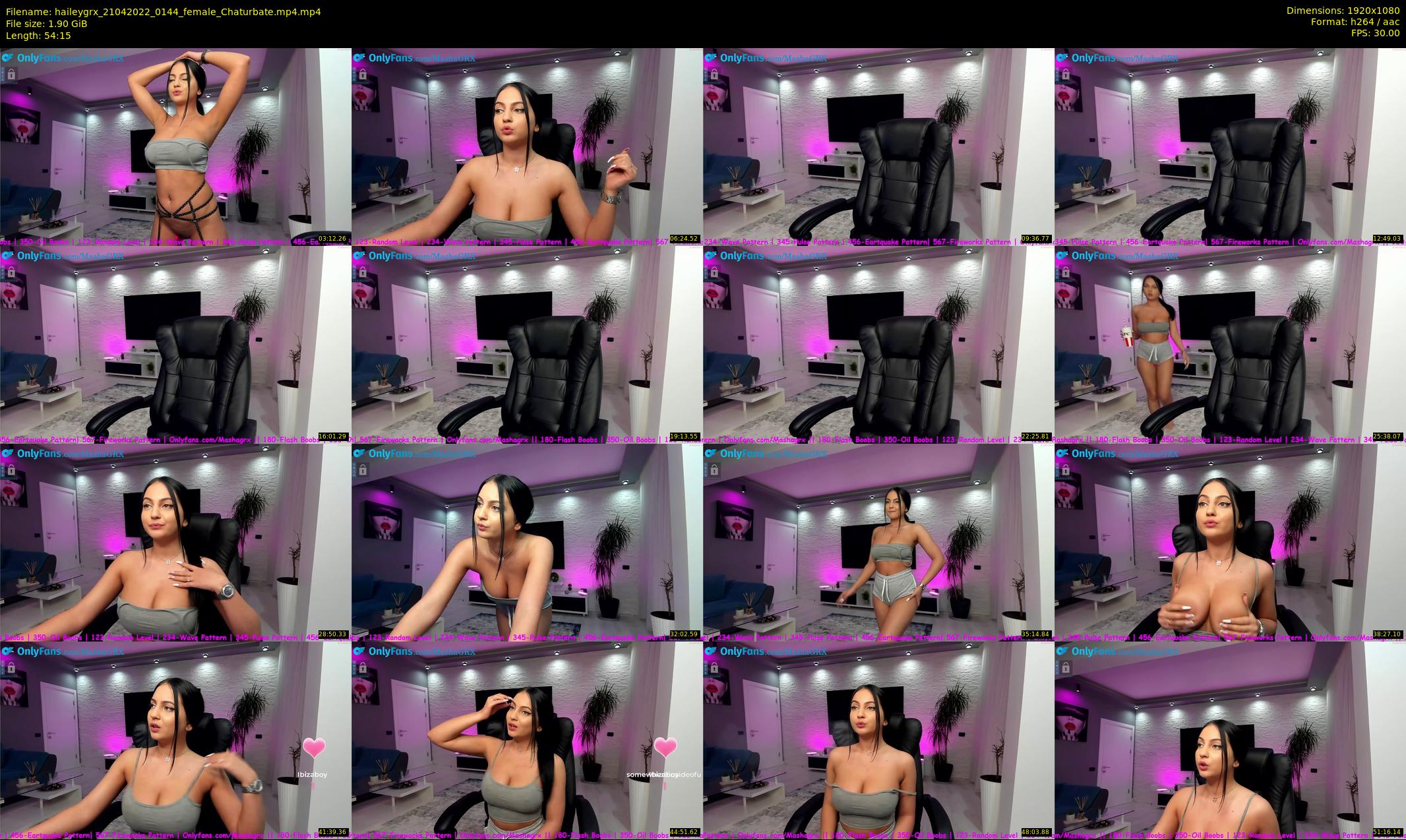 haileygrx — 55 minute Chaturbate female cam show recording, 1080p, Apr 21, 2022