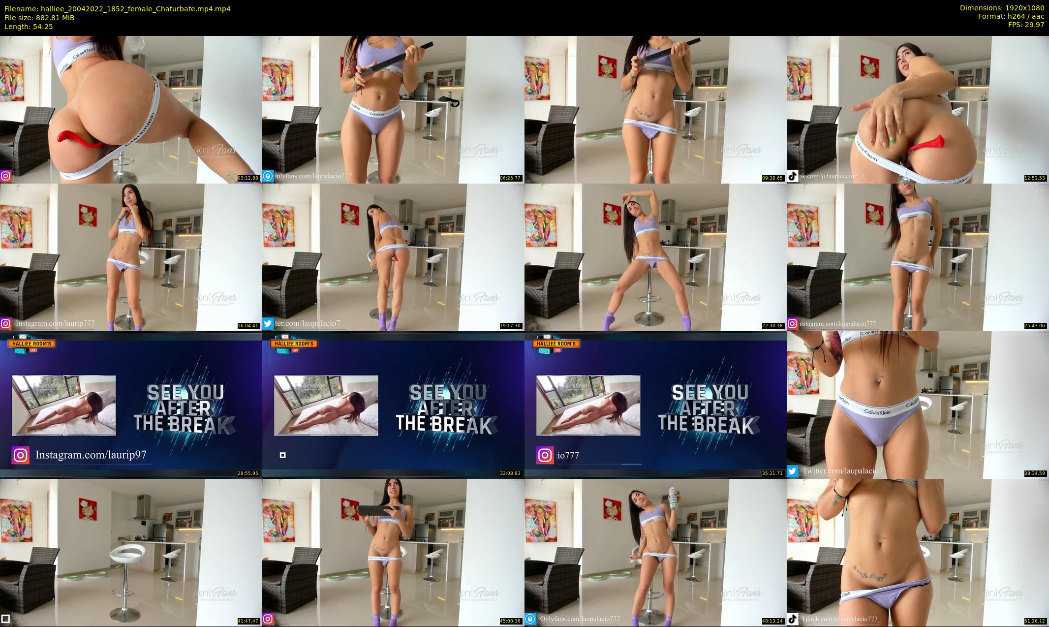 halliee — 55 minute Chaturbate couple cam show recording, 1080p, Apr 20, 2022