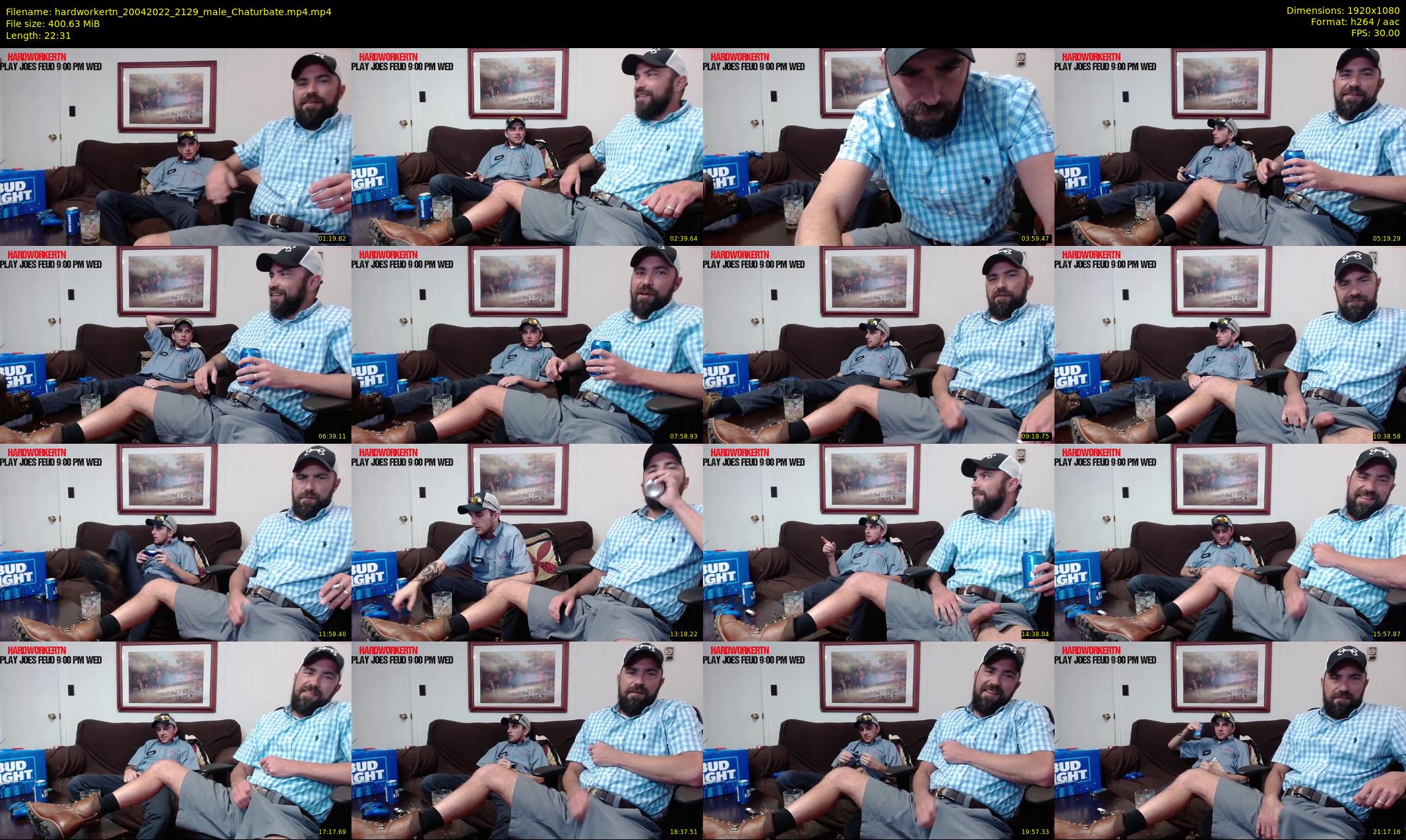 hardworkertn — 23 minute Chaturbate male cam show recording, 1080p, Apr 20, 2022