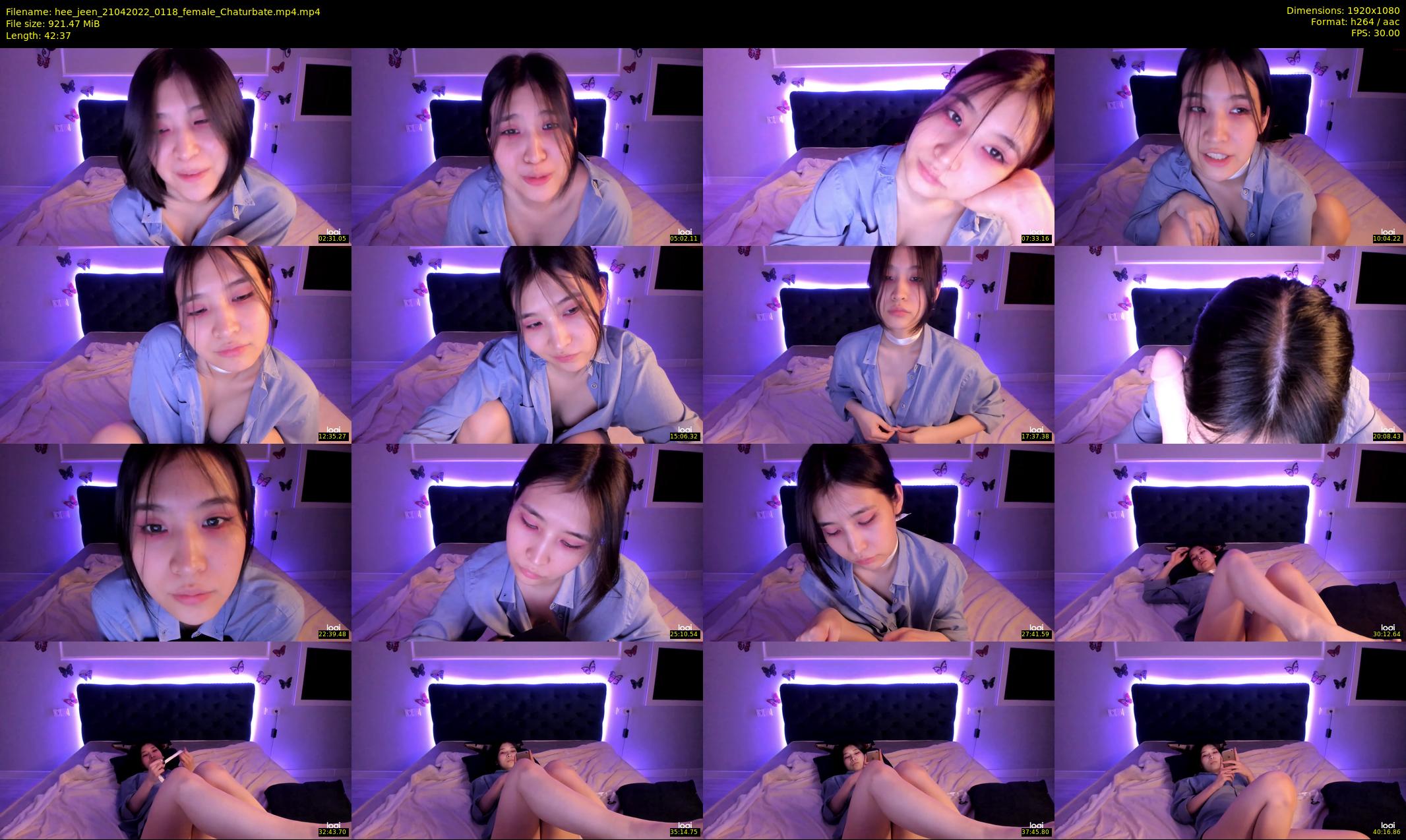 hee_jeen — 43 minute Chaturbate female cam show recording, 1080p, Apr 21, 2022