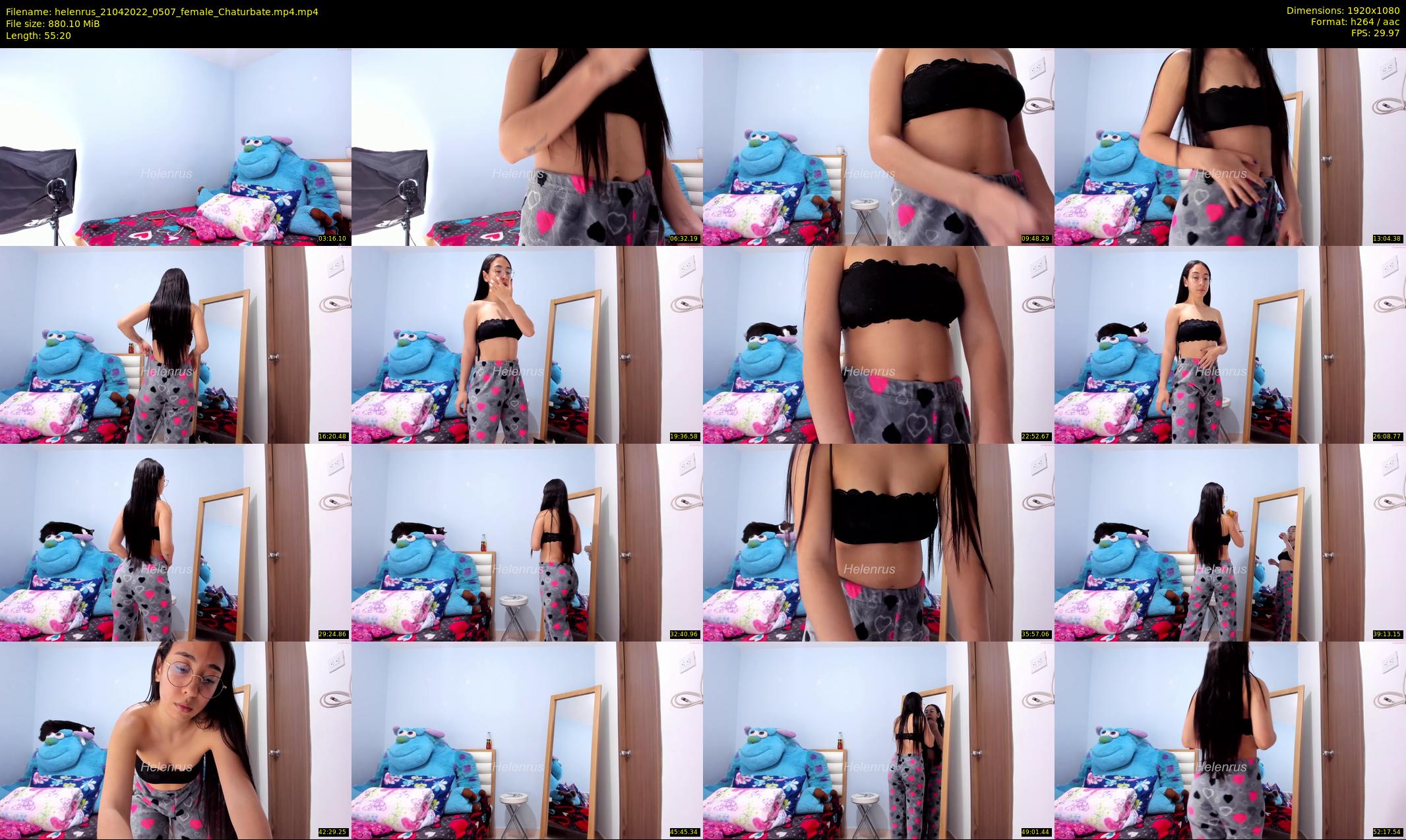 helenrus — 56 minute Chaturbate female cam show recording, 1080p, Apr 21, 2022