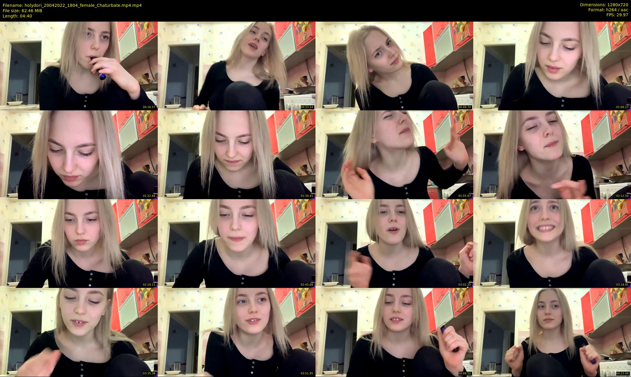 holydori — 5 minute Chaturbate female cam show recording, 720p, Apr 20, 2022