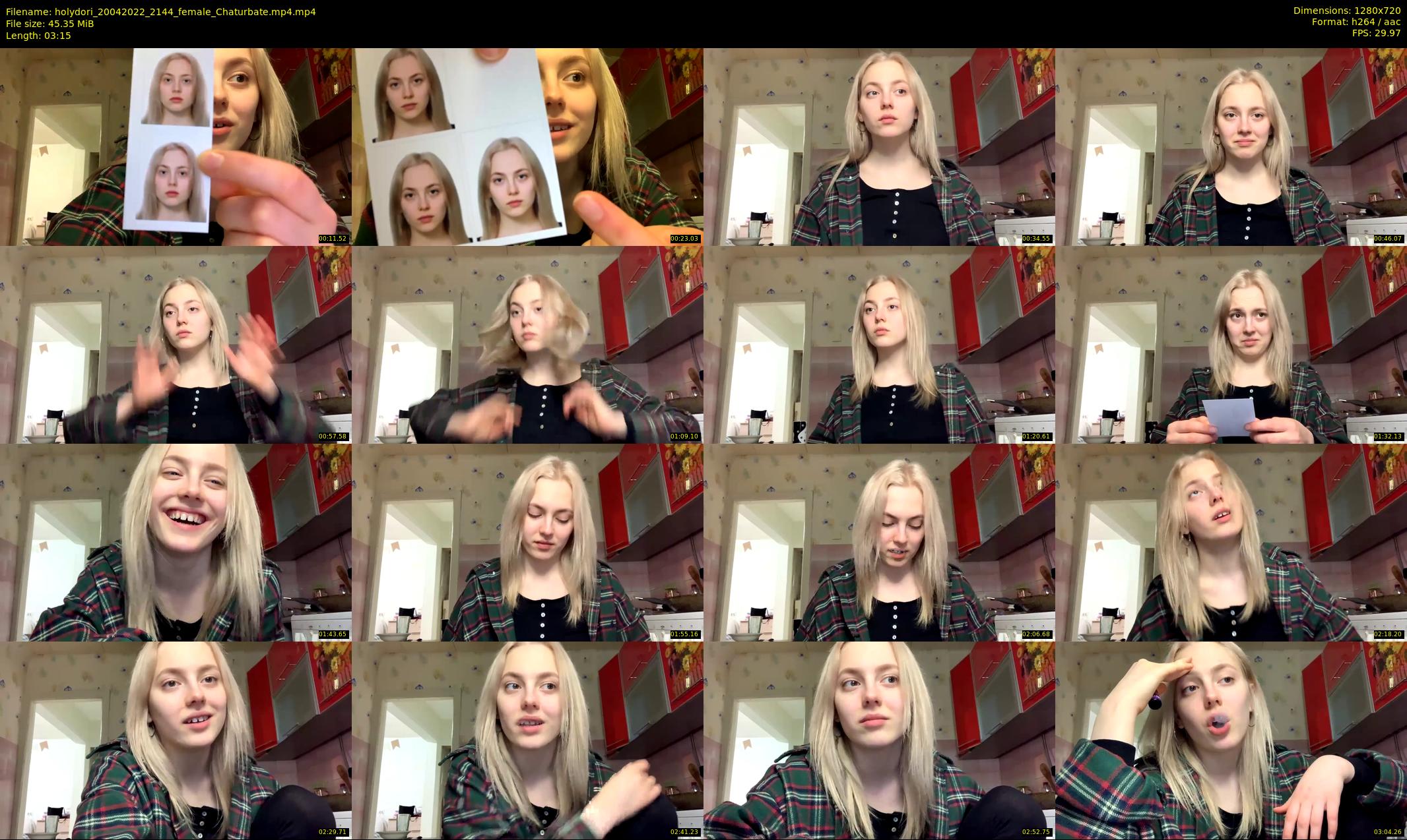 holydori — 4 minute Chaturbate female cam show recording, 720p, Apr 20, 2022