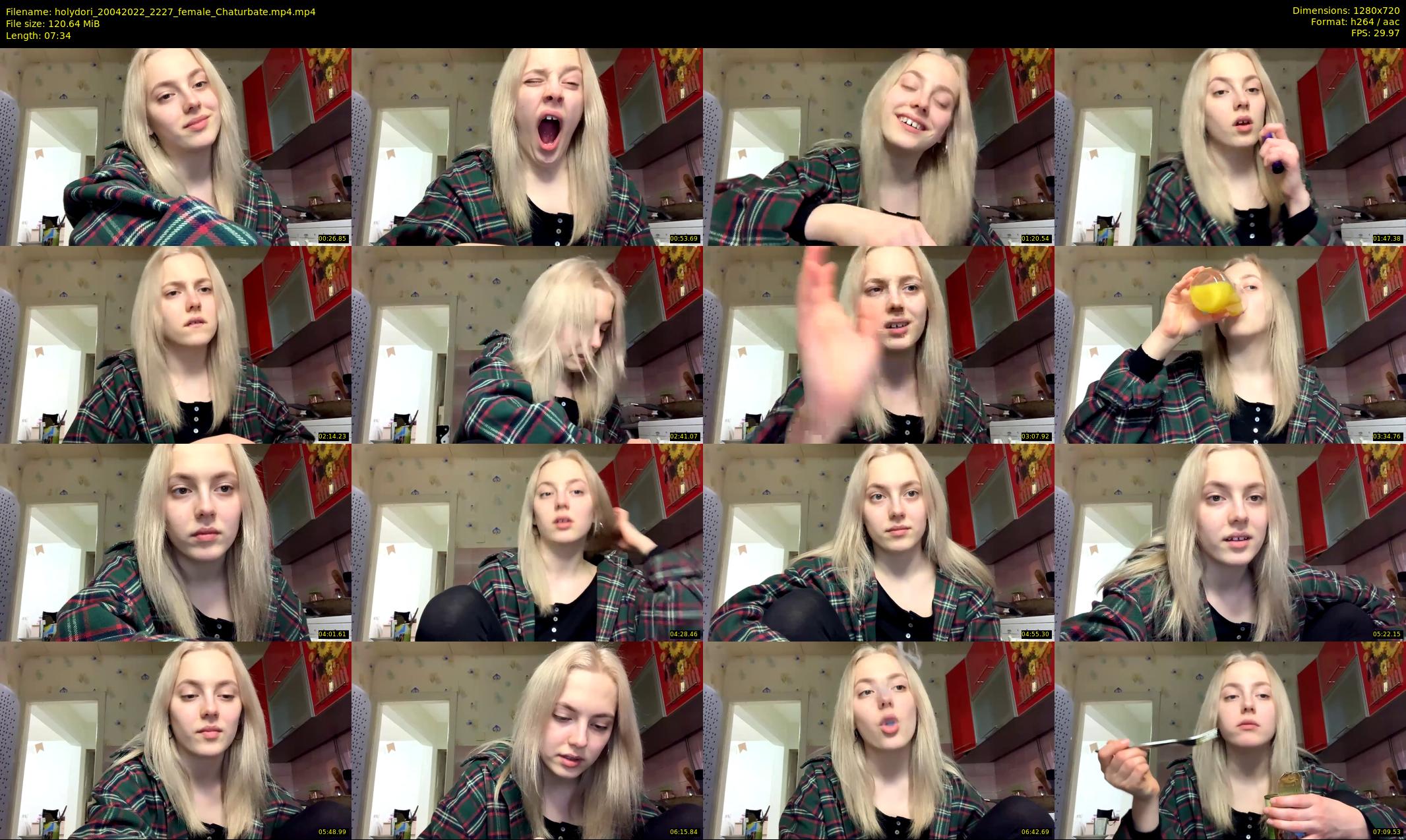 holydori — 8 minute Chaturbate female cam show recording, 720p, Apr 20, 2022