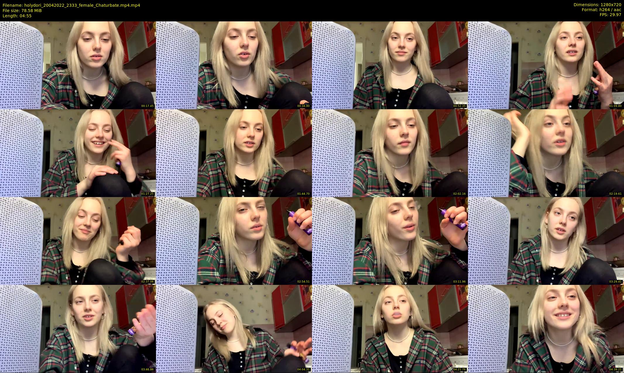 holydori — 5 minute Chaturbate female cam show recording, 720p, Apr 20, 2022