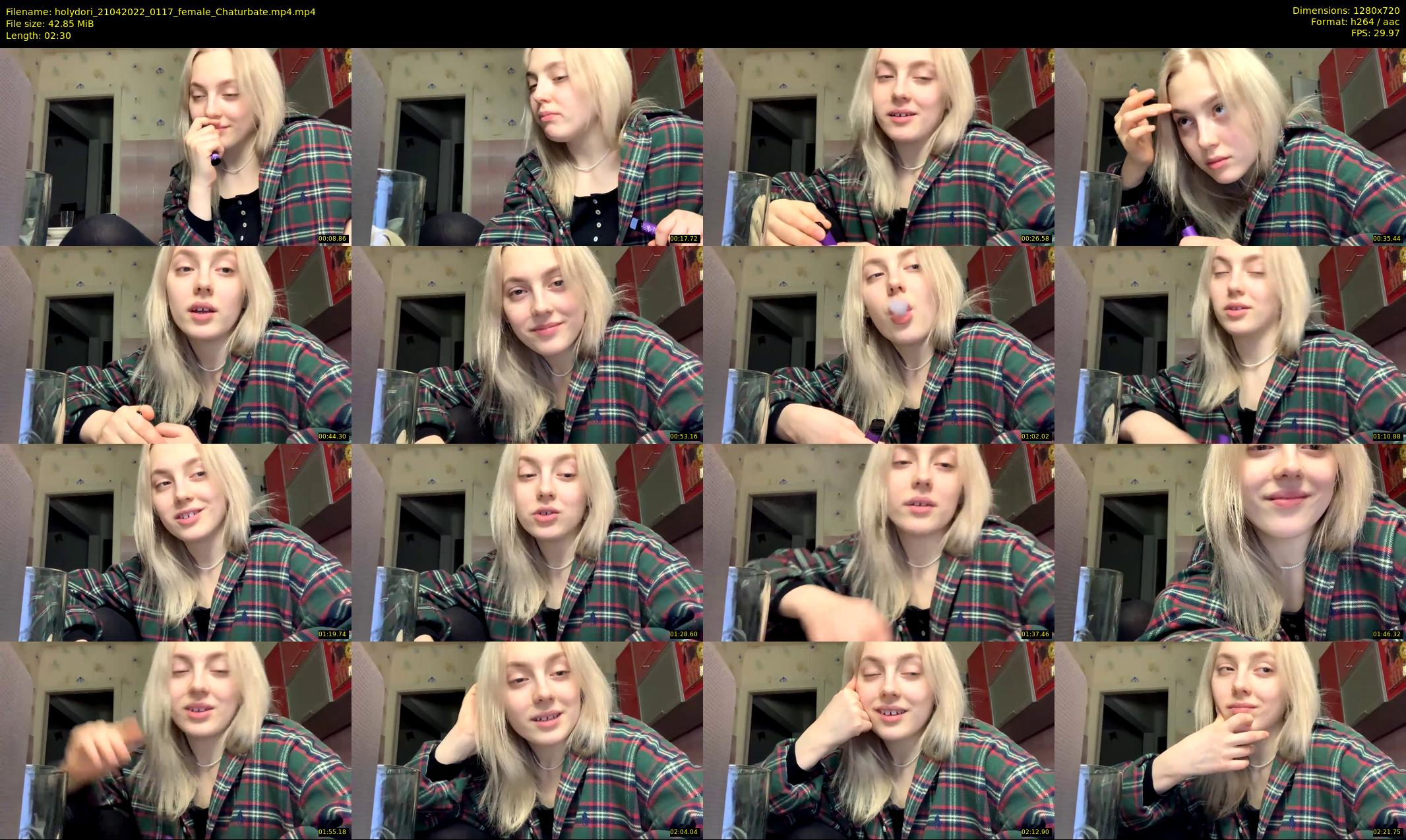 holydori — 3 minute Chaturbate female cam show recording, 720p, Apr 21, 2022
