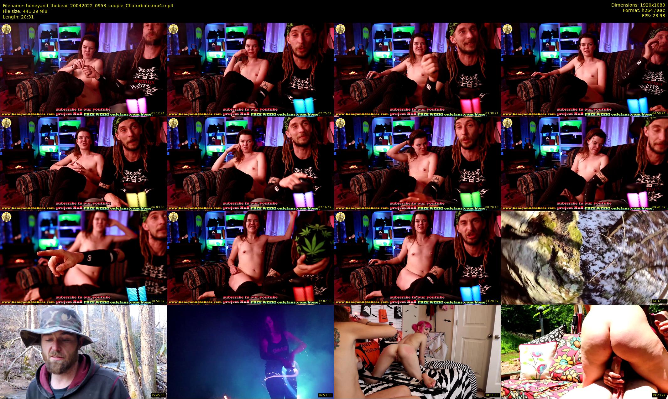 honeyand_thebear — 21 minute Chaturbate couple cam show recording, 1080p, Apr 20, 2022
