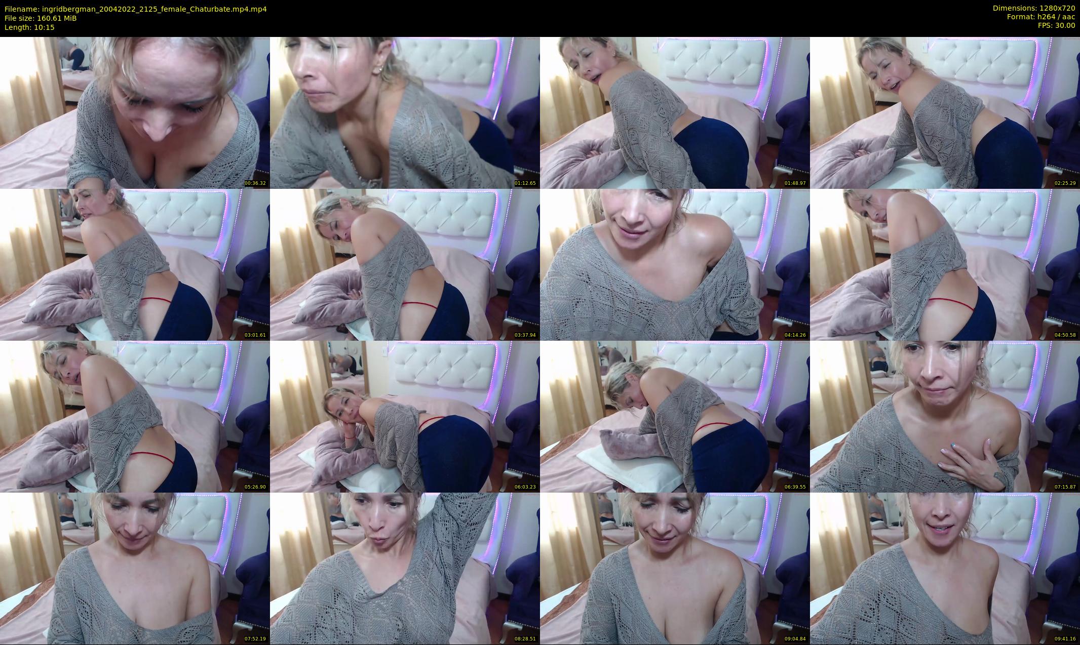 ingridbergman — 11 minute Chaturbate female cam show recording, 720p, Apr 20, 2022